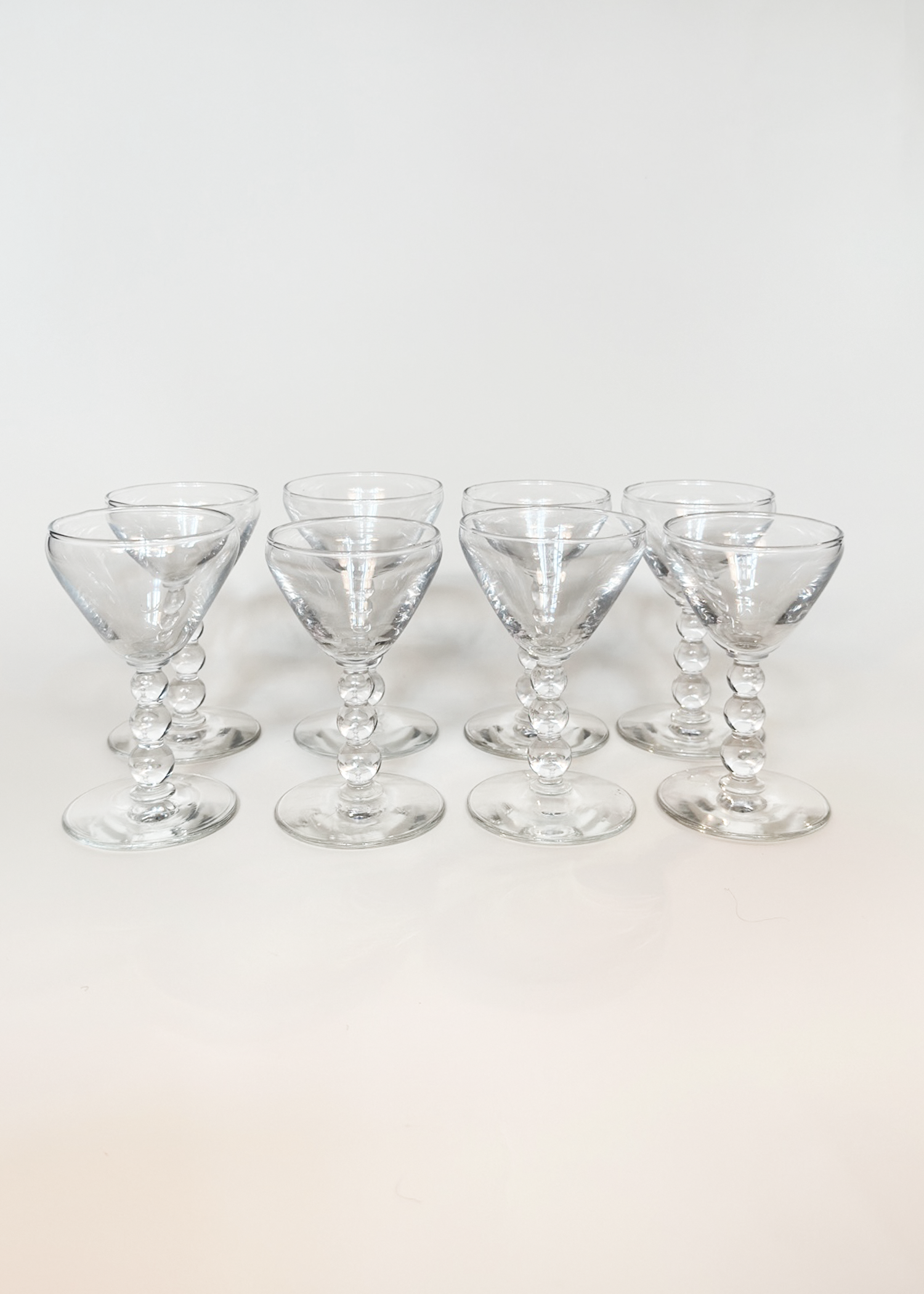 (8) Bulb Coup Glasses