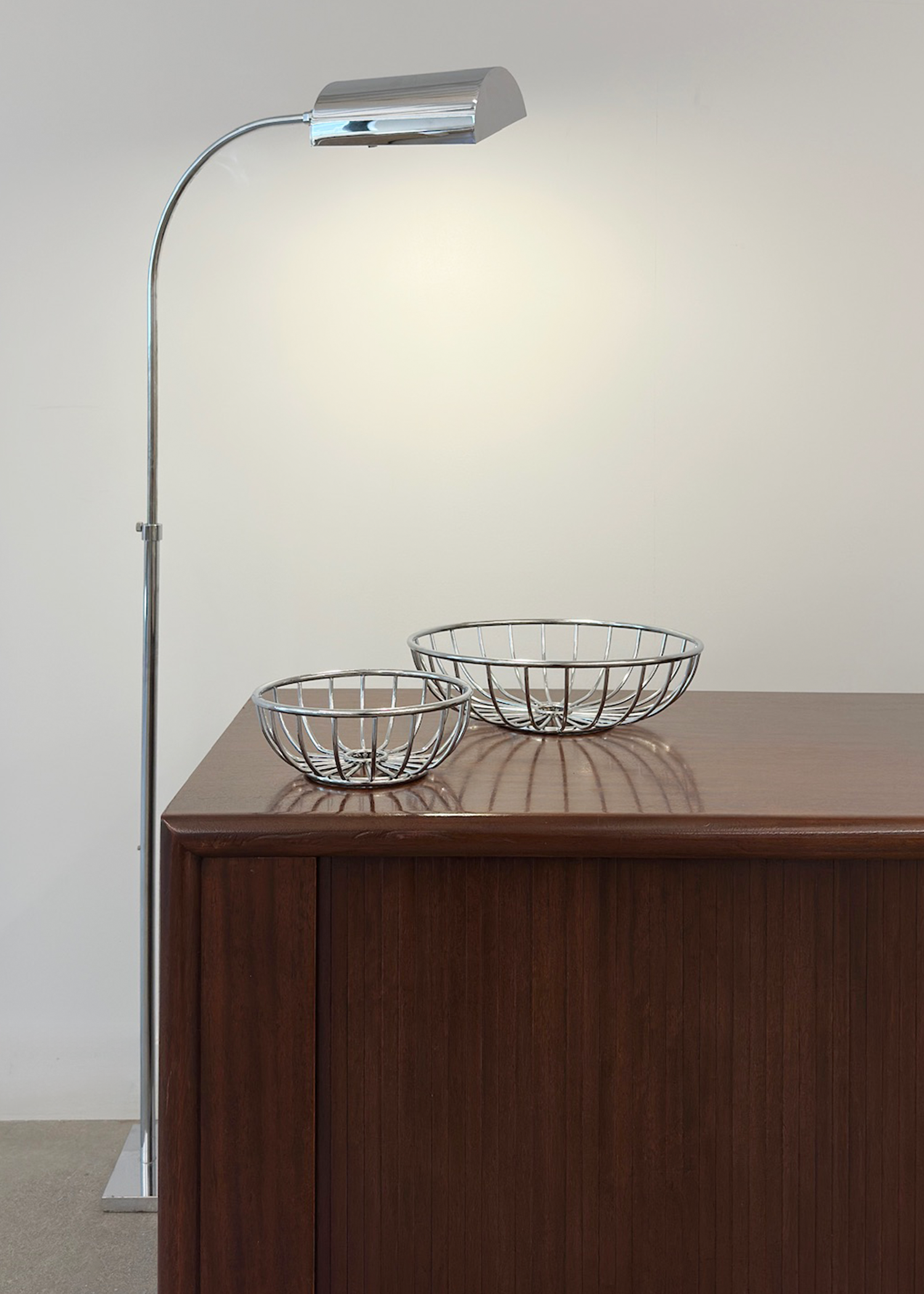 (2) Vintage Chrome Bowl Set