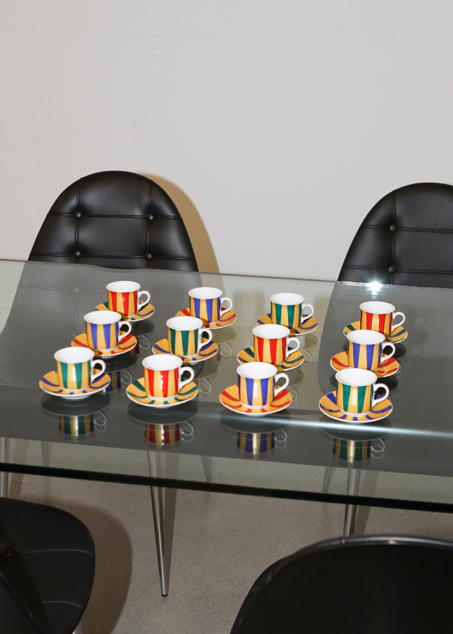 (12) Espresso cup + Saucer set, China