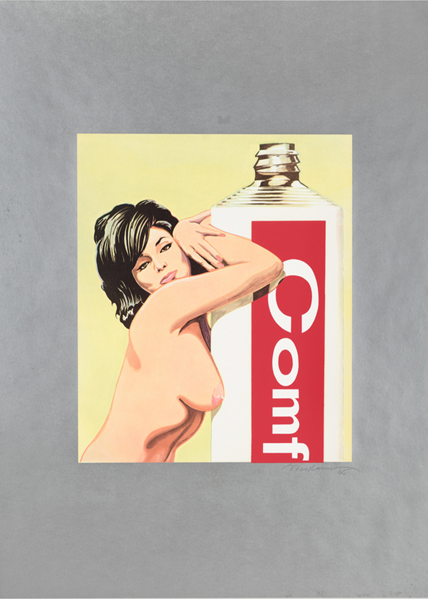 "Miss Comfort Creme" Signed, Dated, Original Screenprint