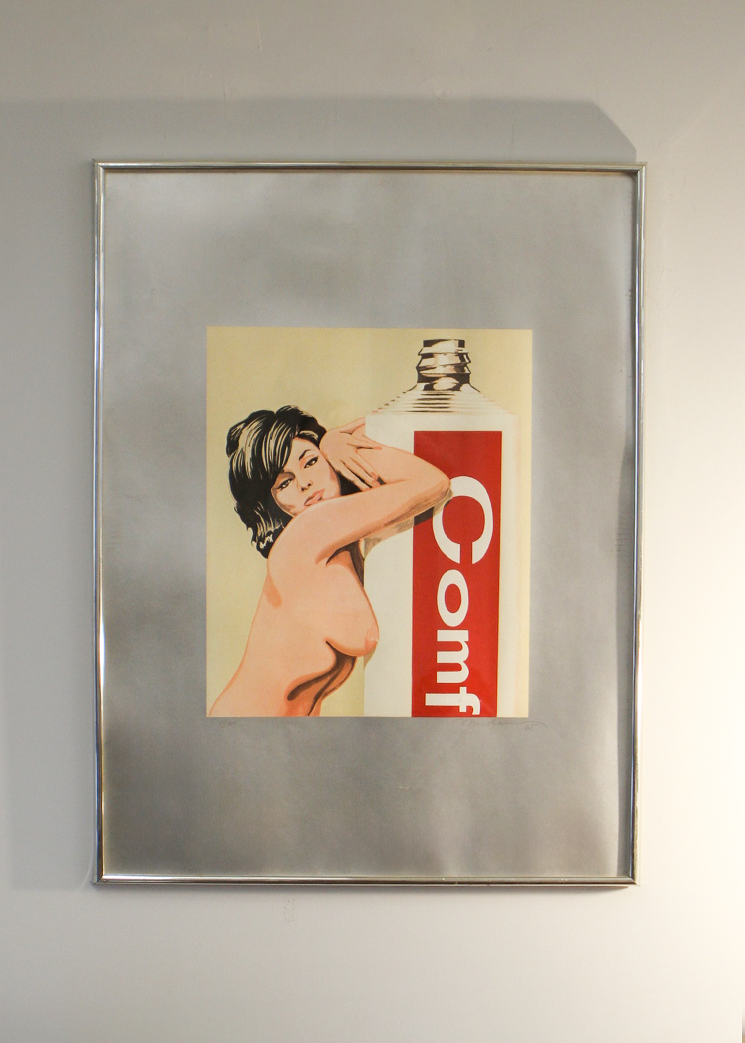 "Miss Comfort Creme" Signed, Dated, Original Screenprint