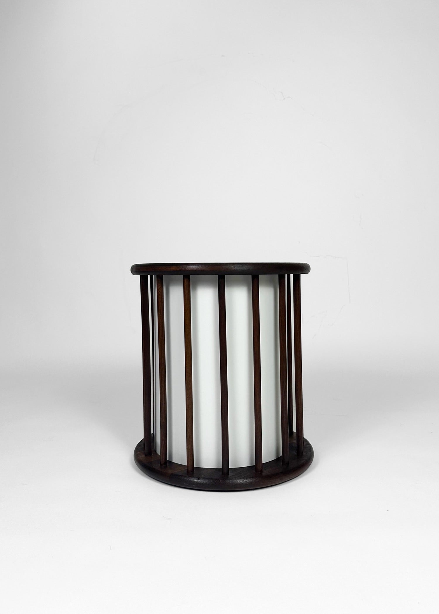Walnut Garbage Can - Arthur Umanoff for Washington Woodcraft