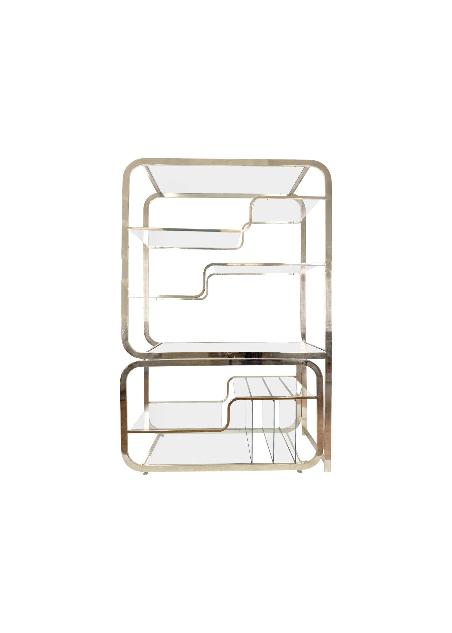 Modular Brass Etagere