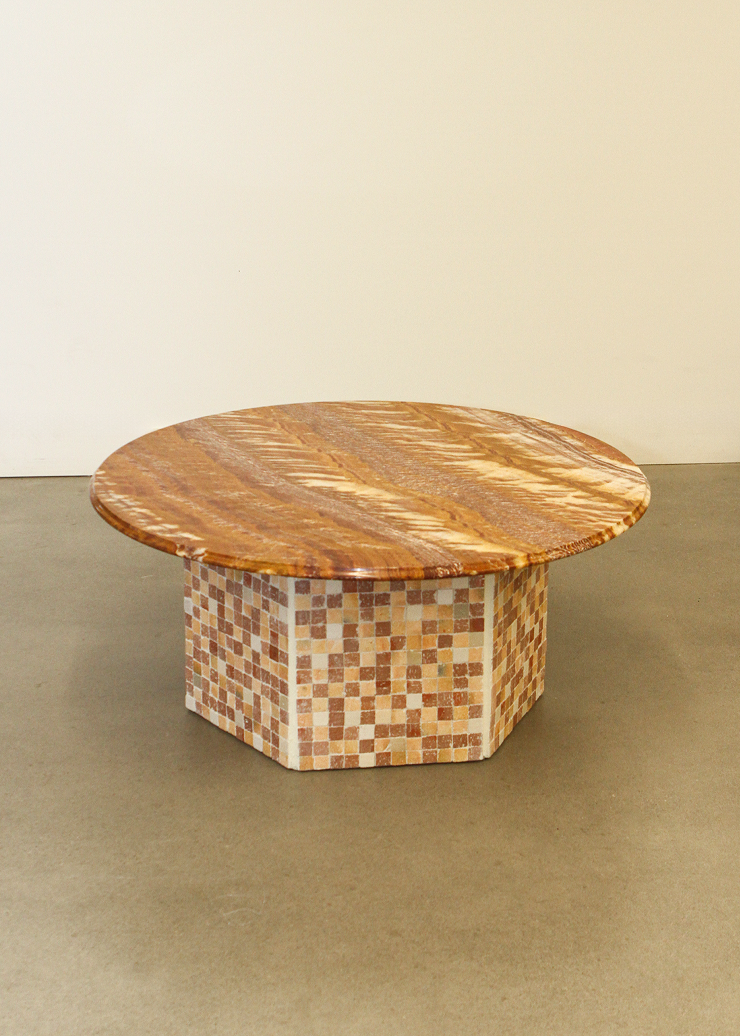 Vintage Tiled Marble Table