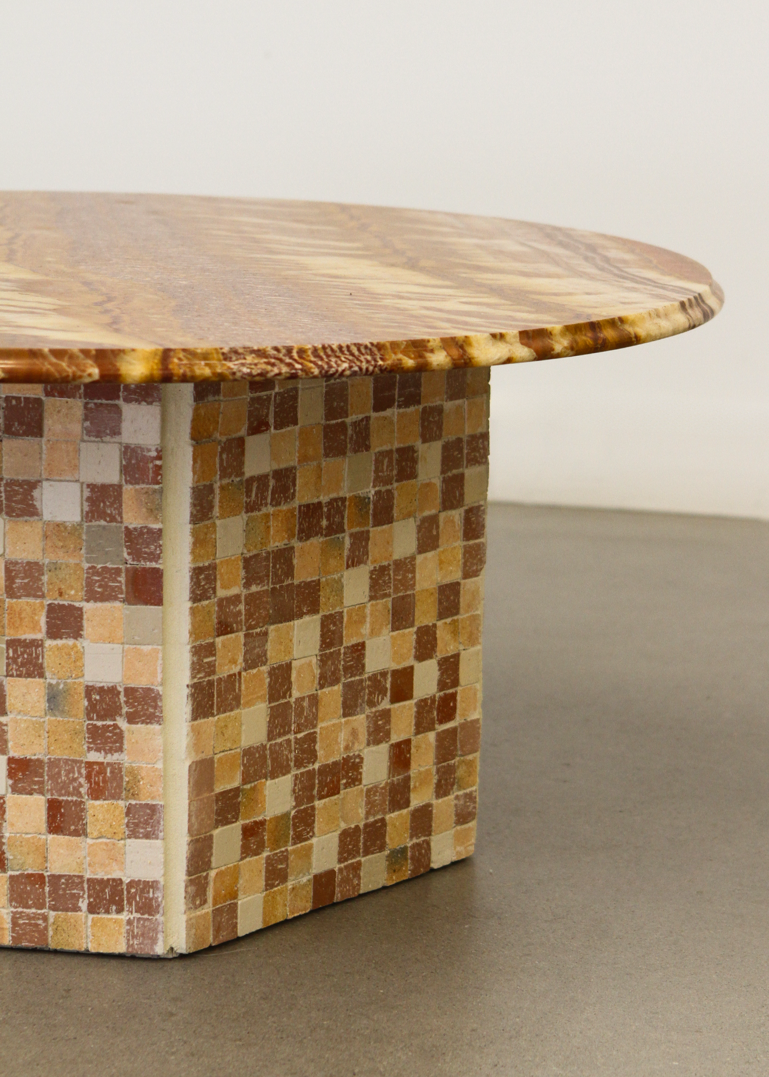 Vintage Tiled Marble Table