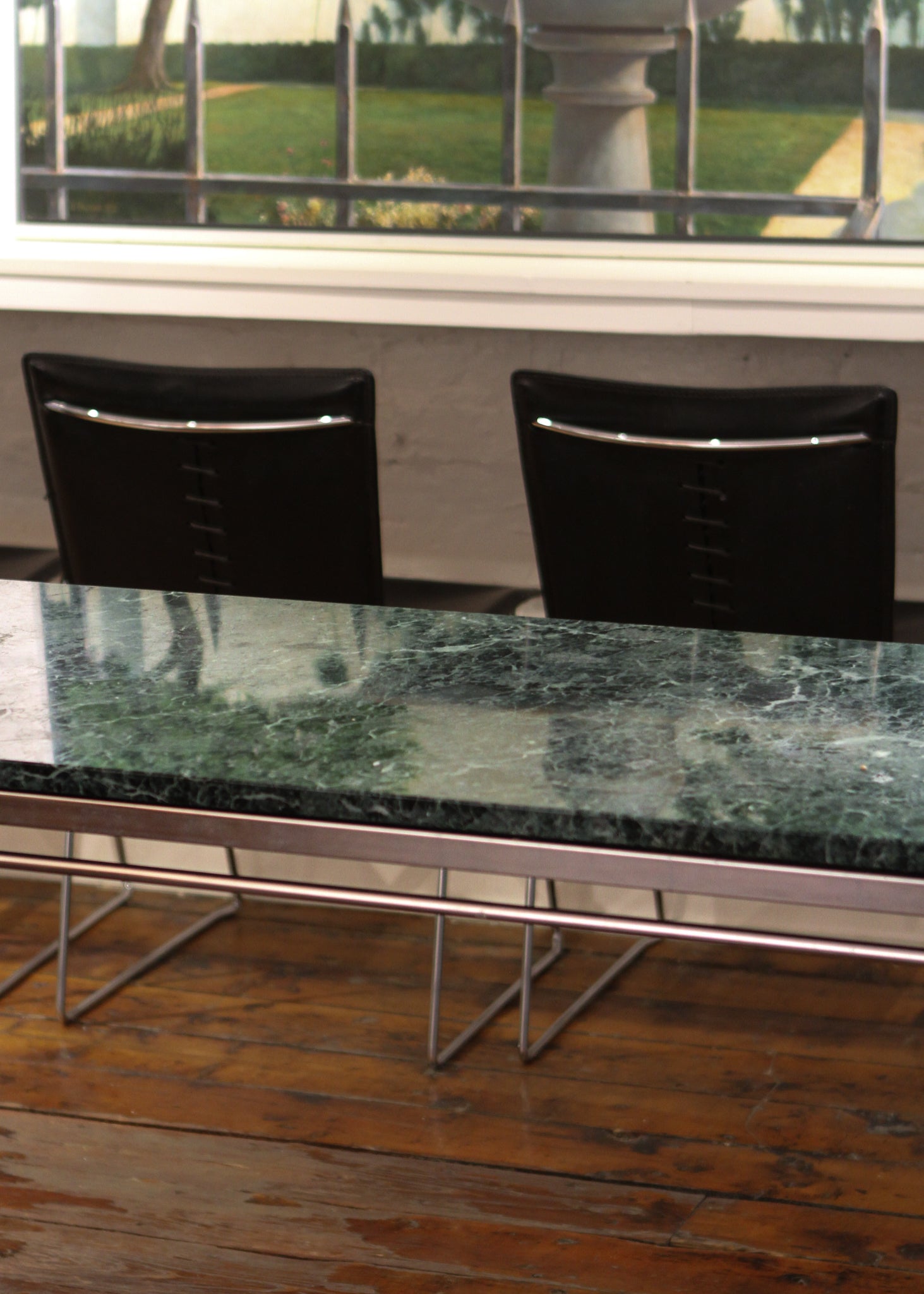 Verde Alpi Marble Table