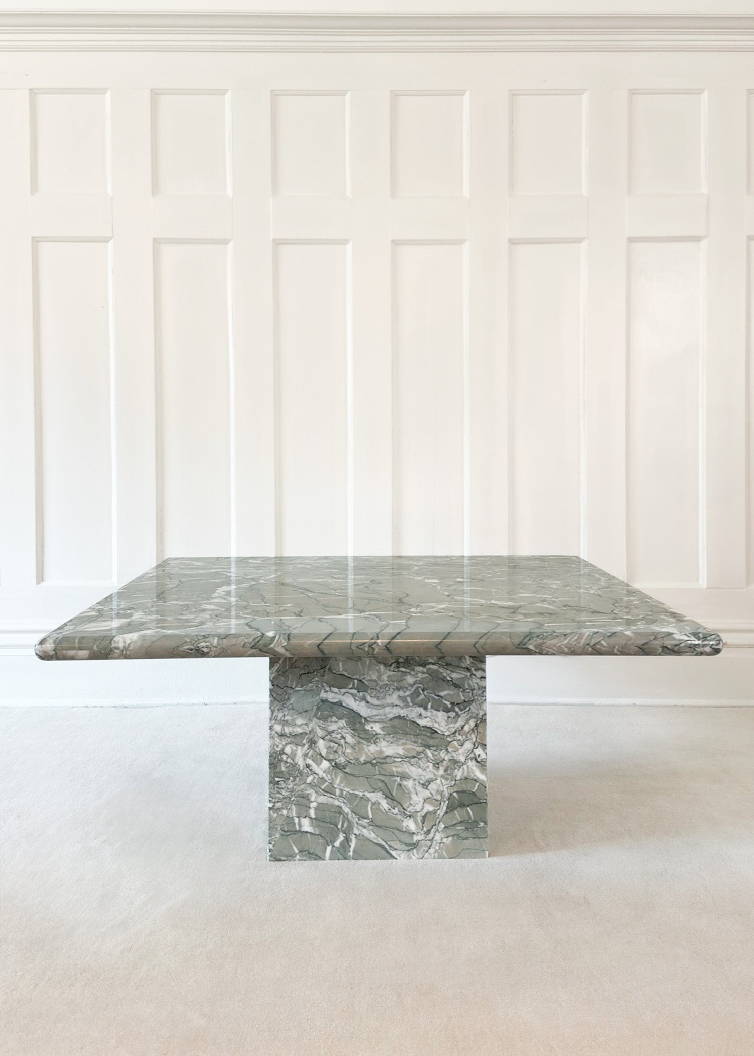Verde Antigua Marble Coffee Table
