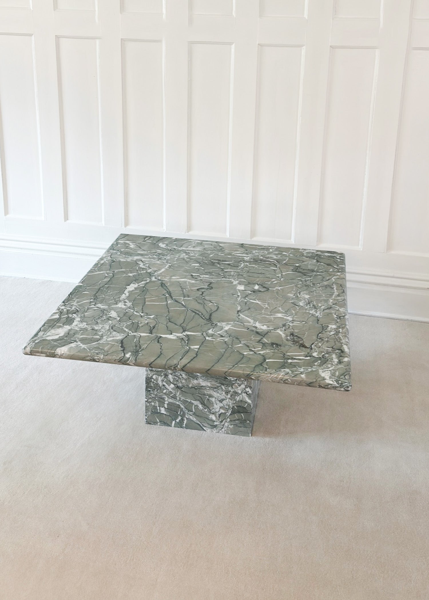 Verde Antigua Marble Coffee Table