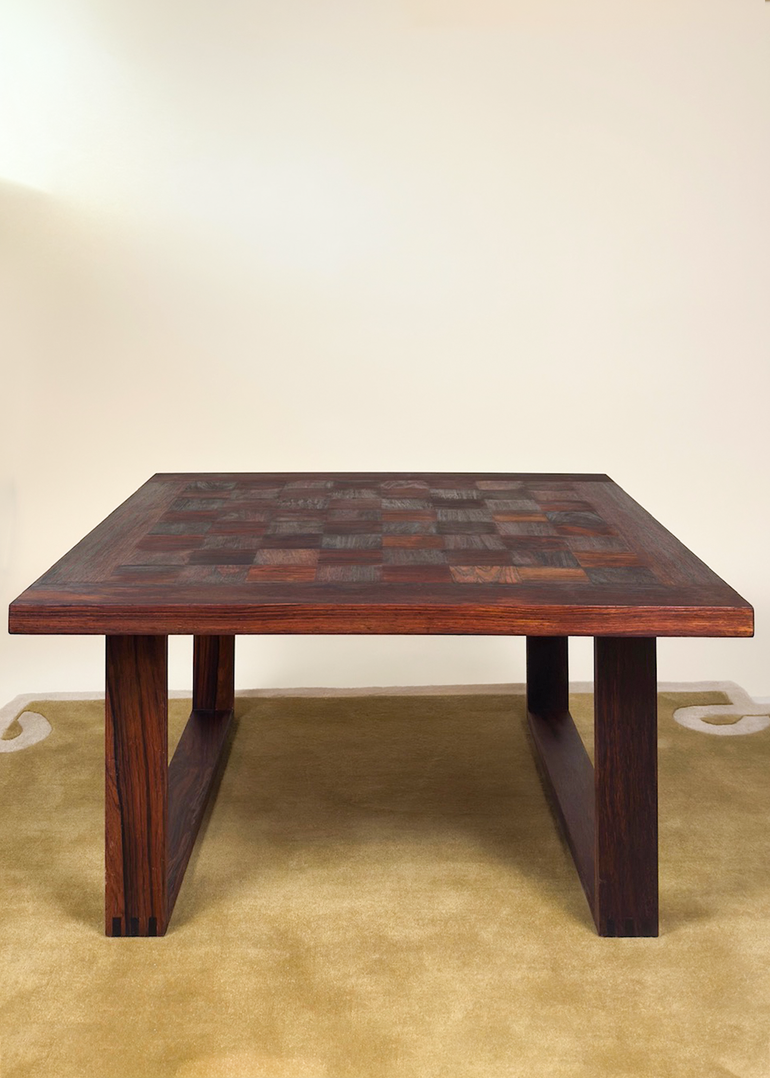 Rosewood Chess Table by Poul Cadovius for France & Søn