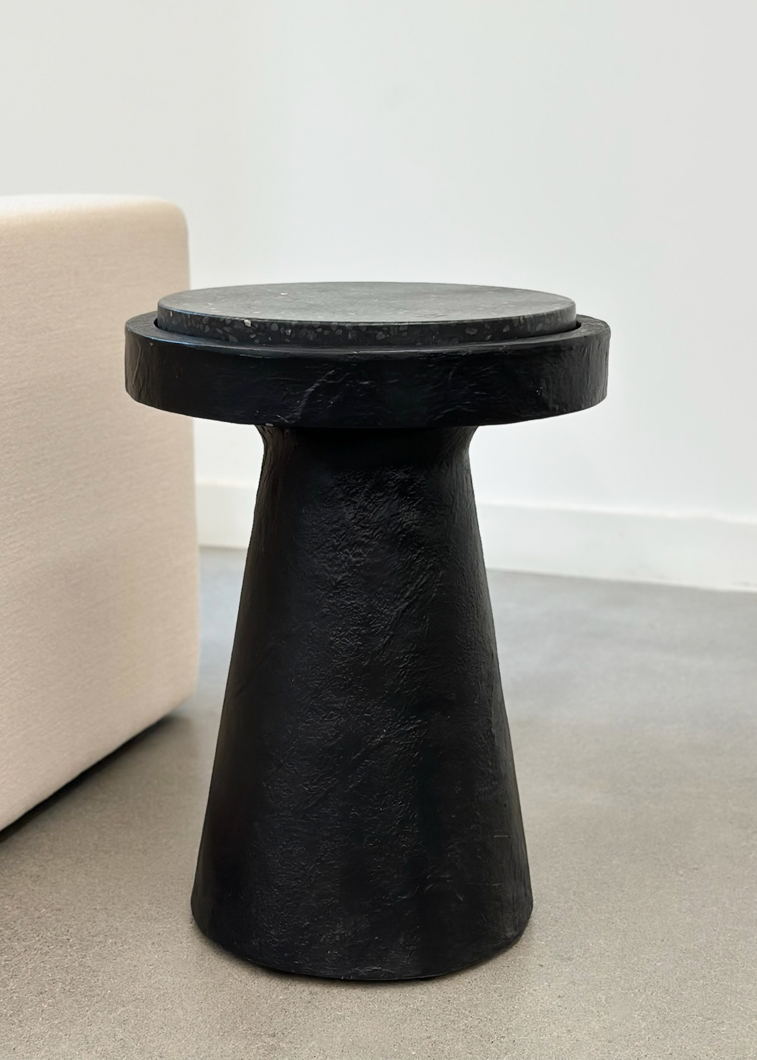 Terazzo and Concrete Side Table