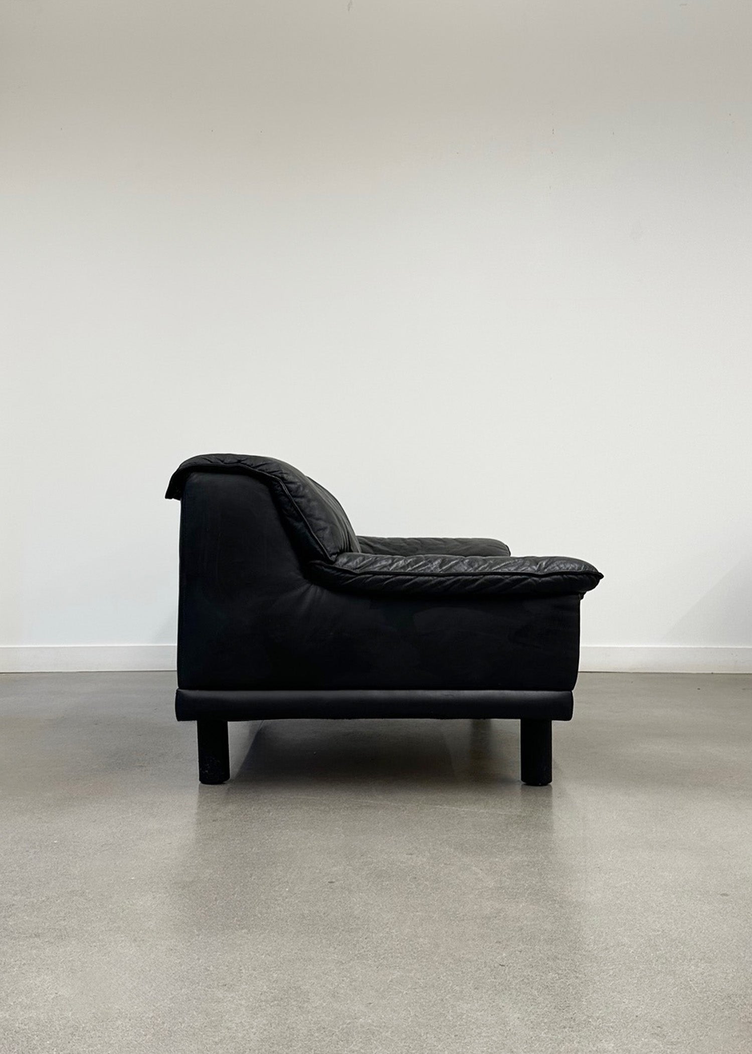 Leather Post-Modern Sofa