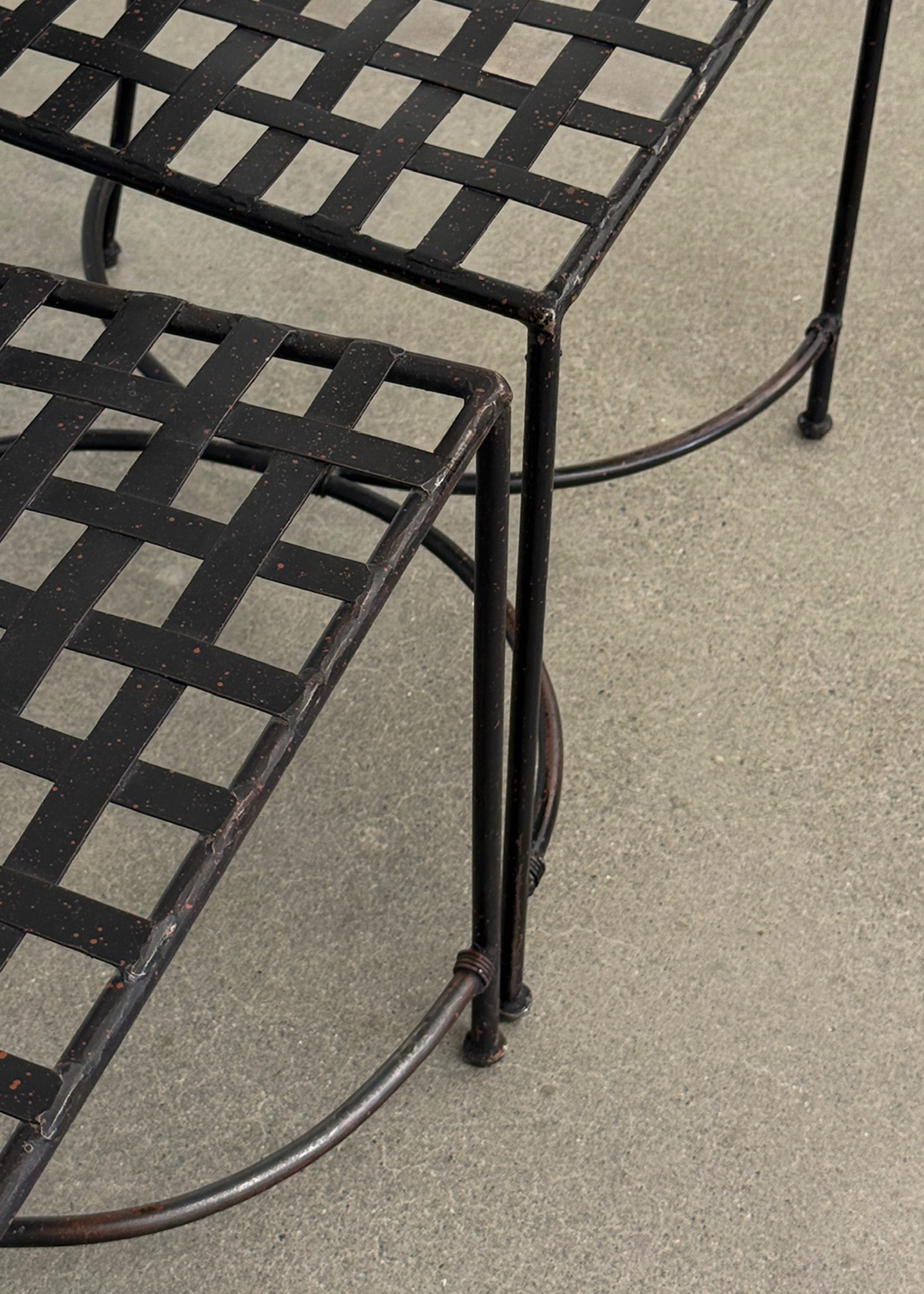 (4) Wrought Iron dining chairs