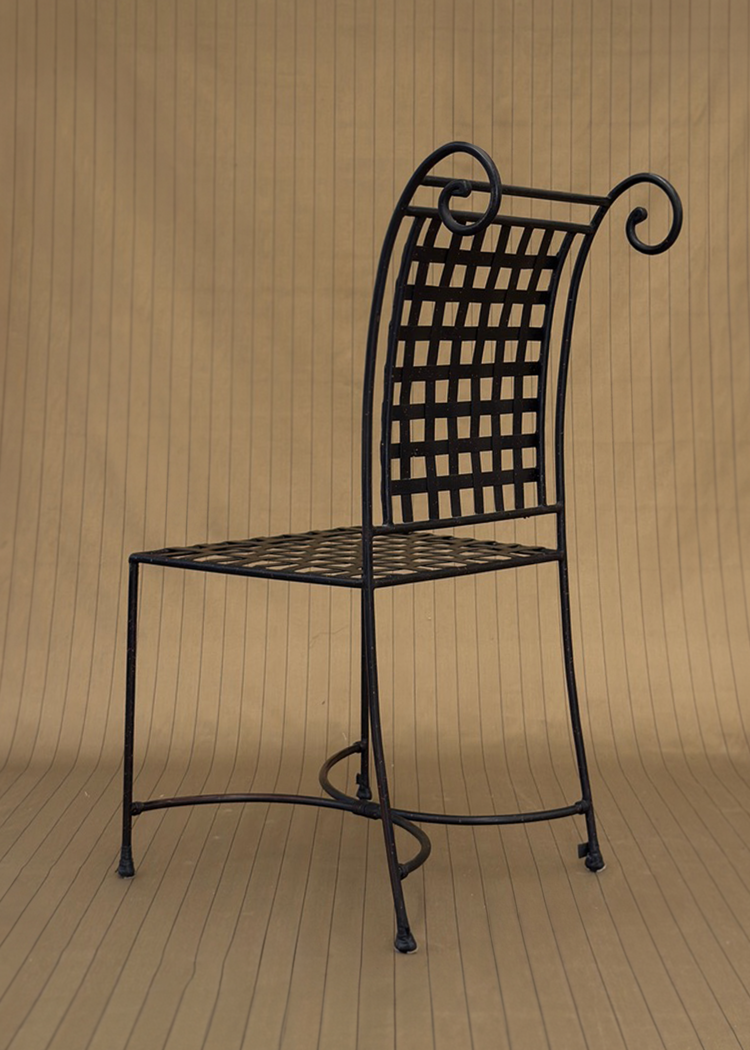 (4) Wrought Iron dining chairs