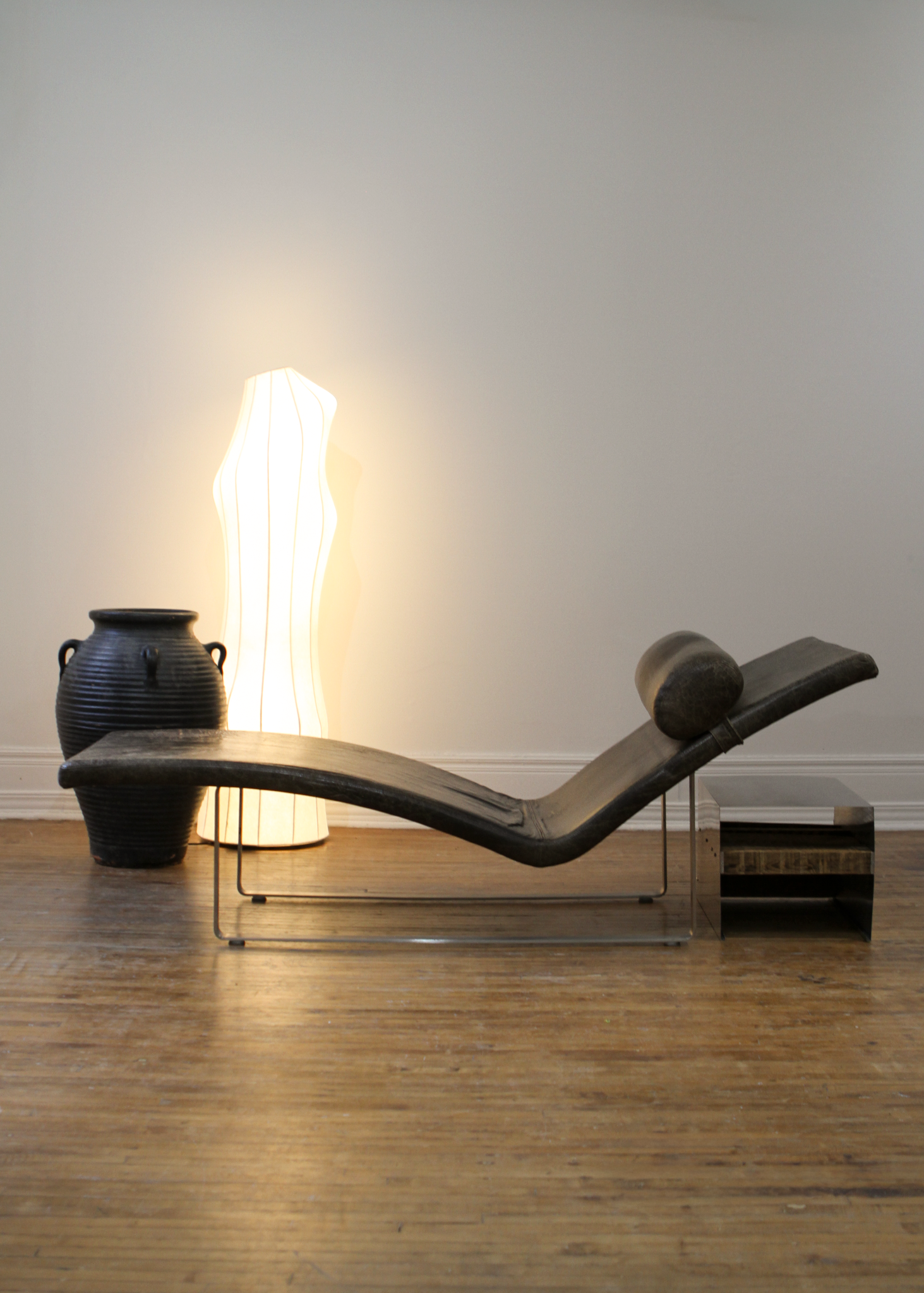 Leather Chaise Lounge