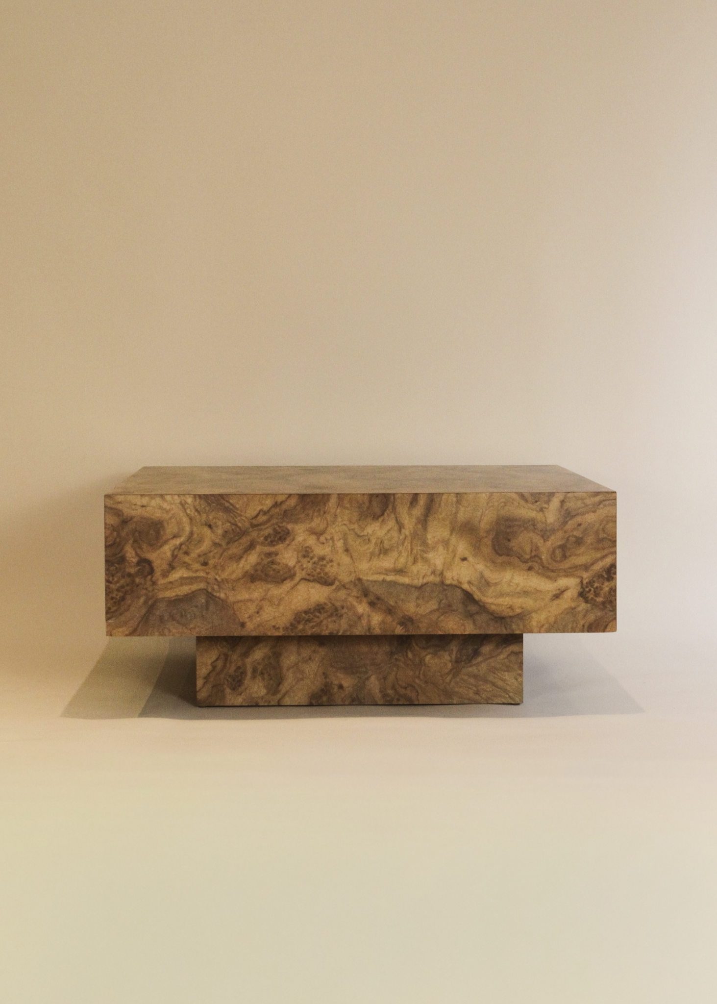 Laminate Burlwood Coffee Table