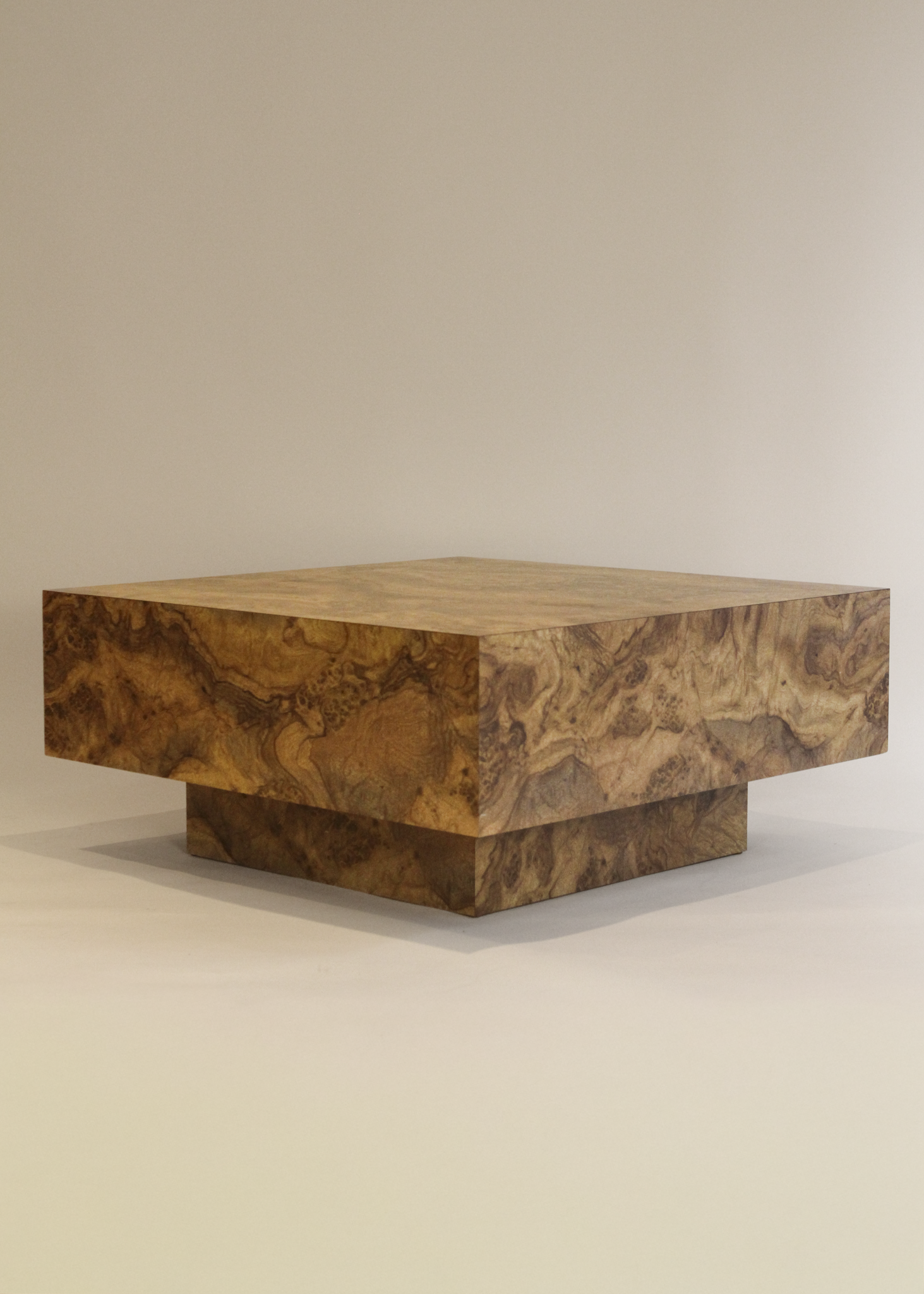 Laminate Burlwood Coffee Table