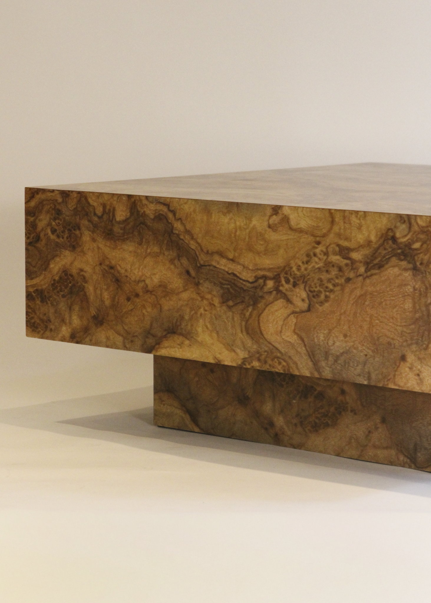 Laminate Burlwood Coffee Table