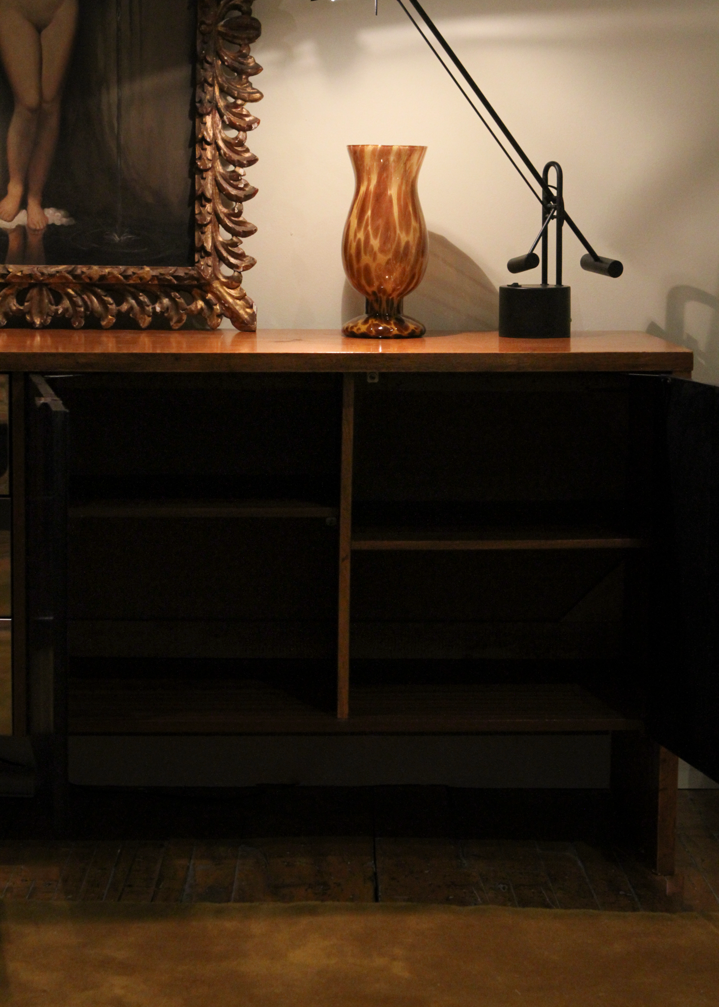 Vintage Walnut Credenza