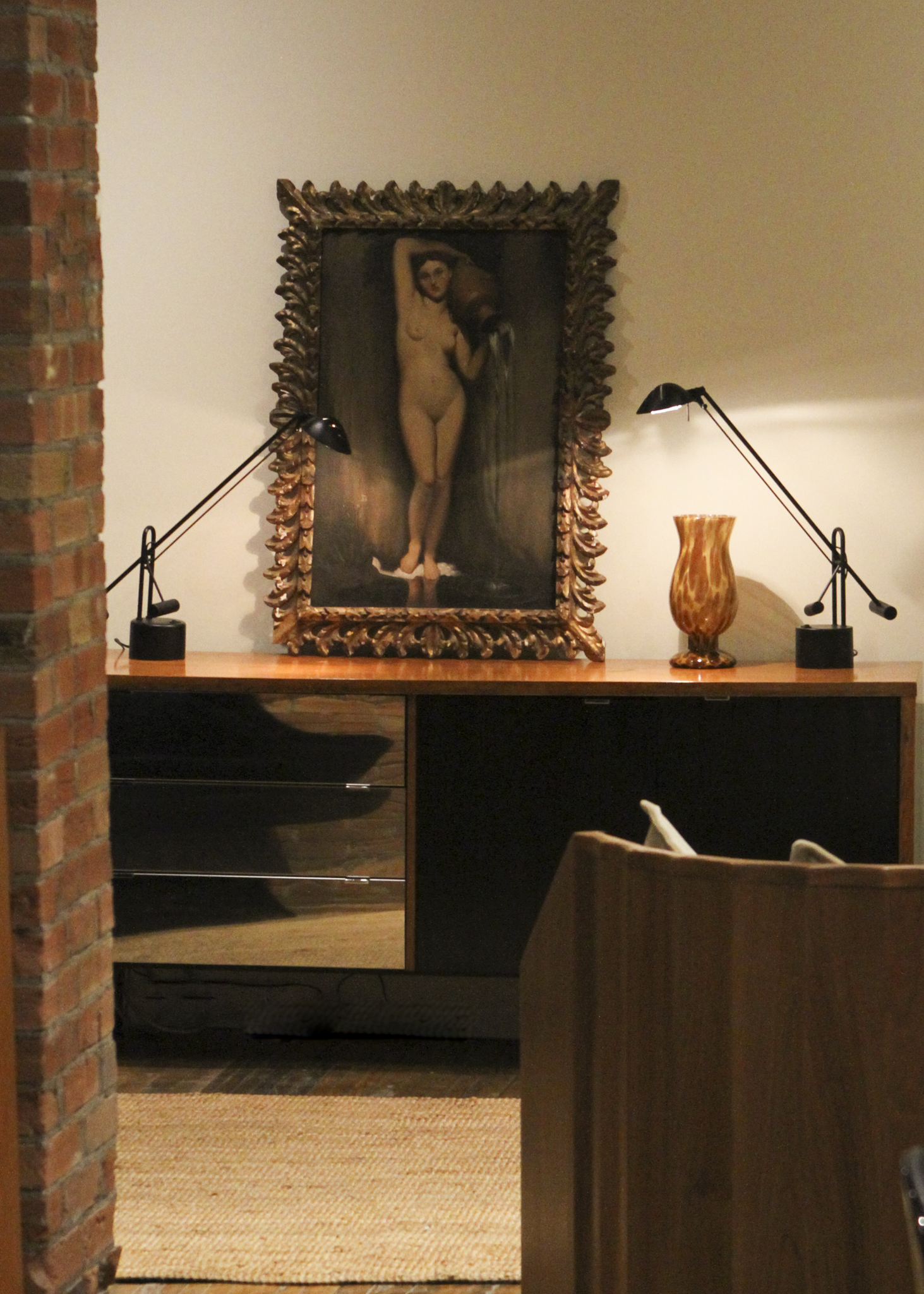 Vintage Walnut Credenza