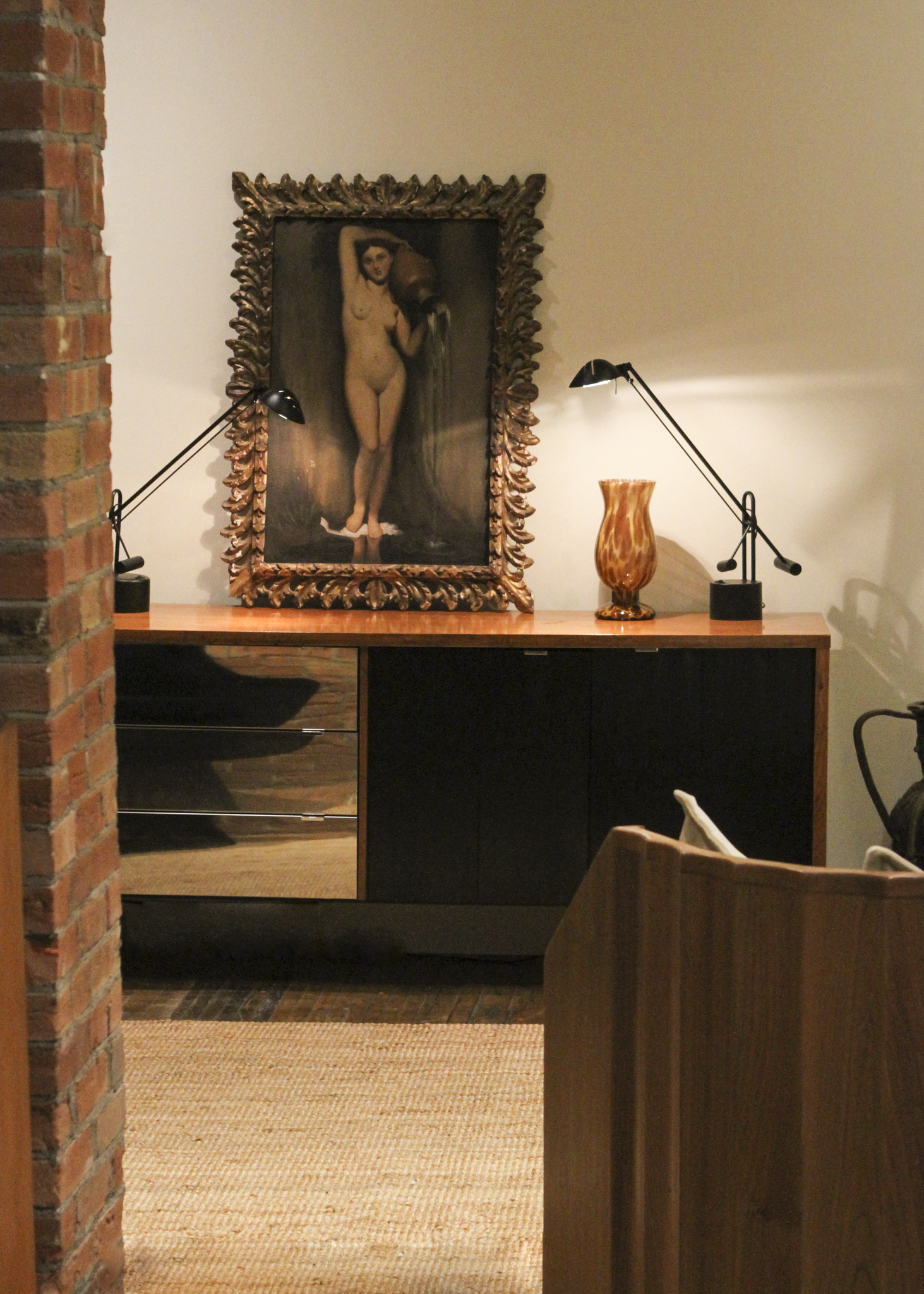 Vintage Walnut Credenza
