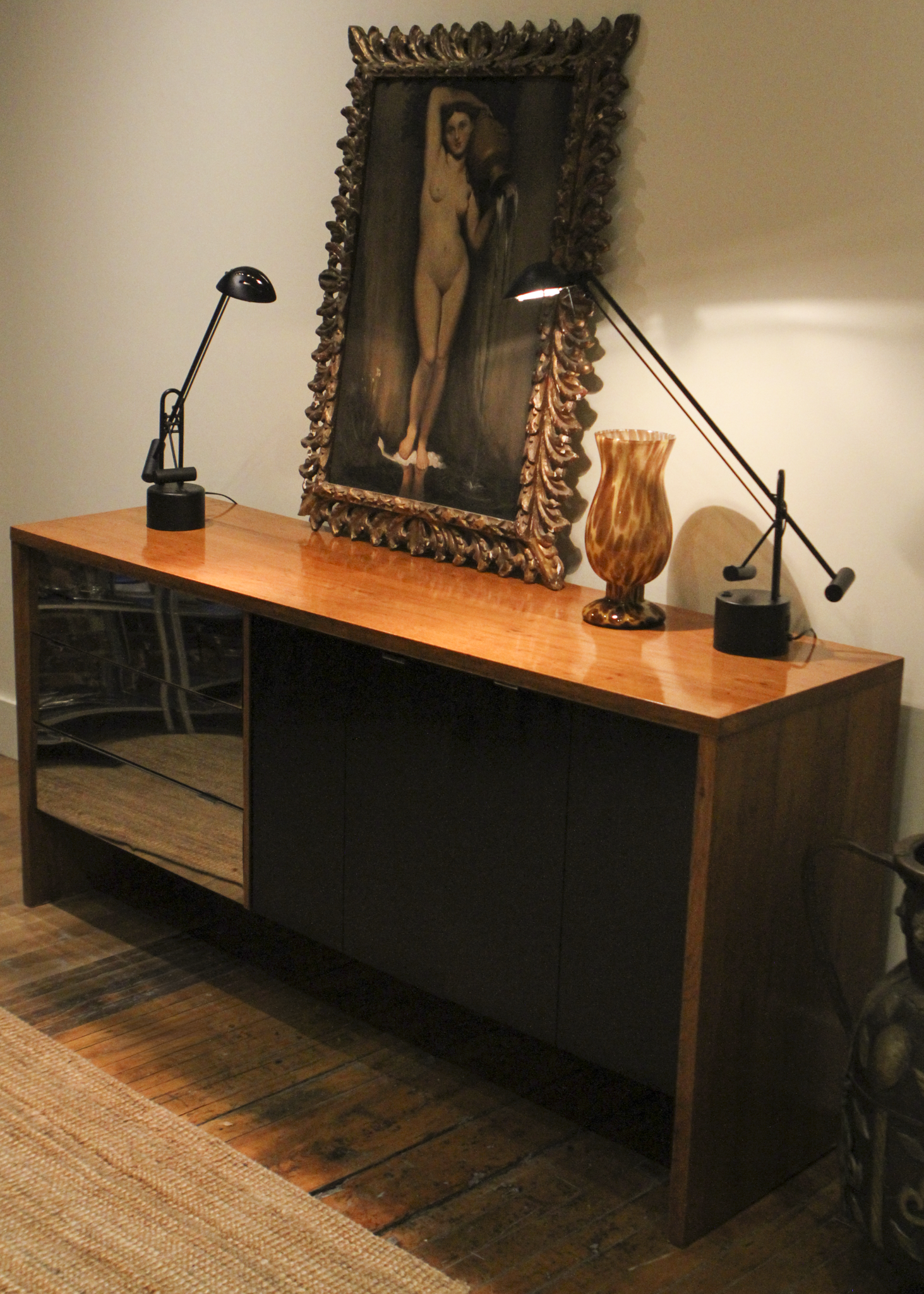 Vintage Walnut Credenza