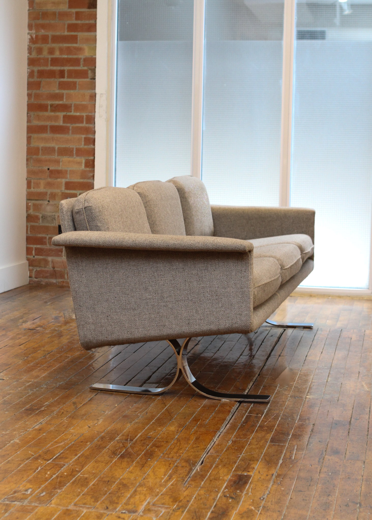 Wool Three Seater Sofa