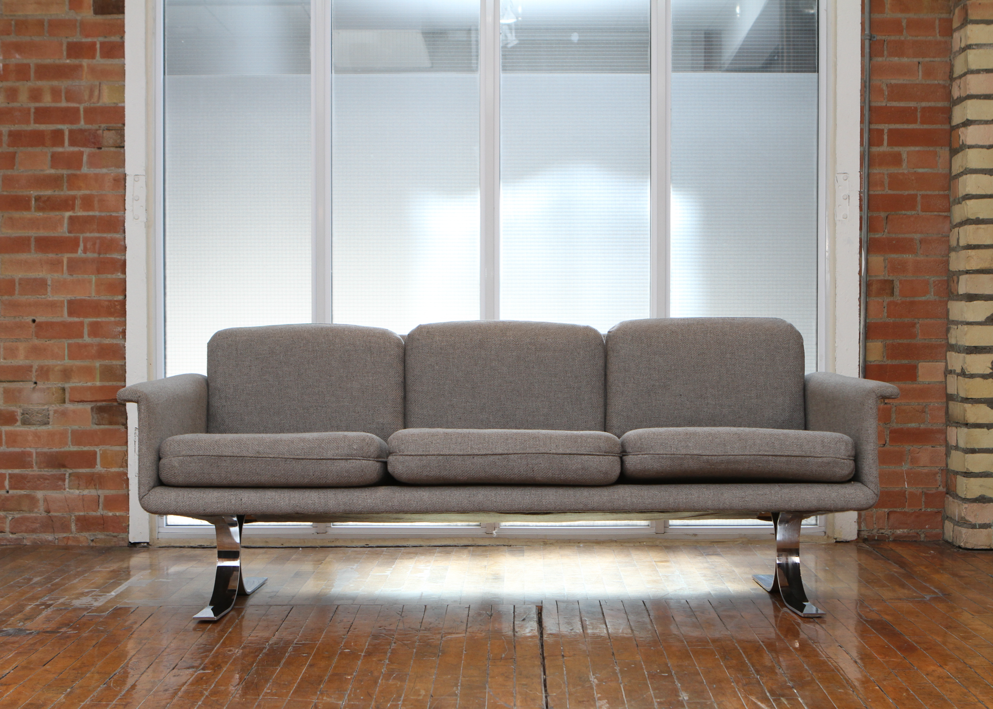 Wool Three Seater Sofa