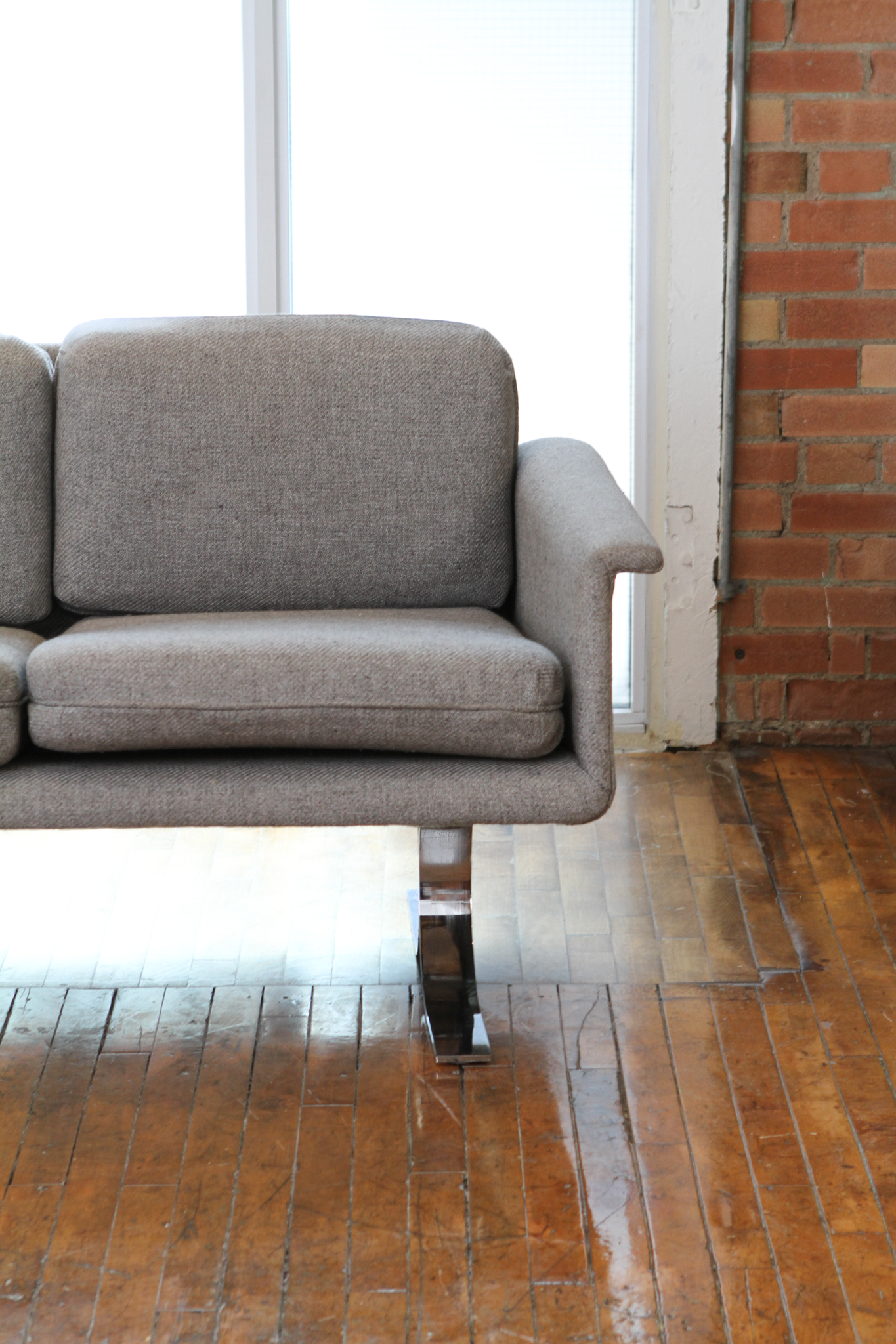 Wool Three Seater Sofa