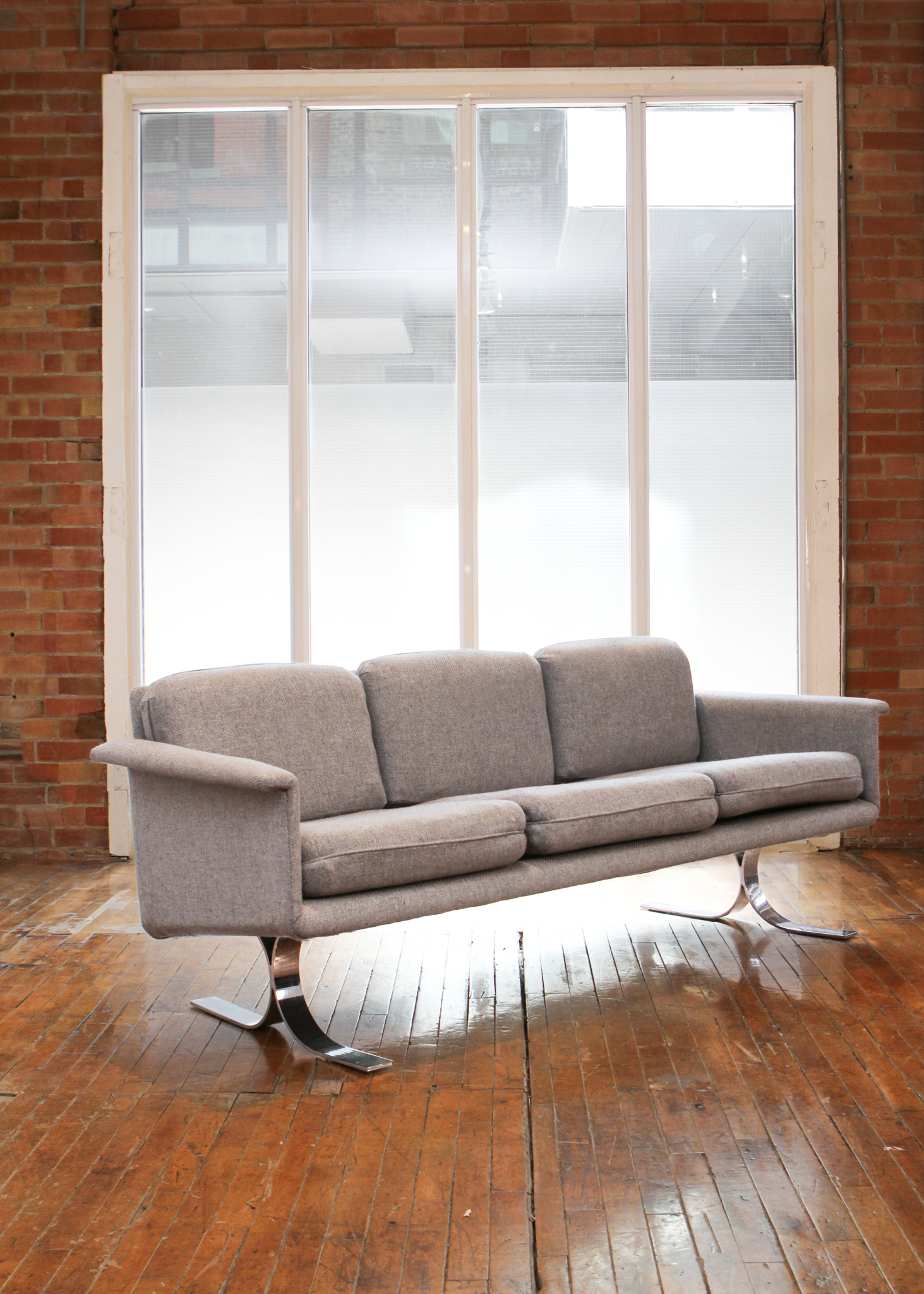 Wool Three Seater Sofa