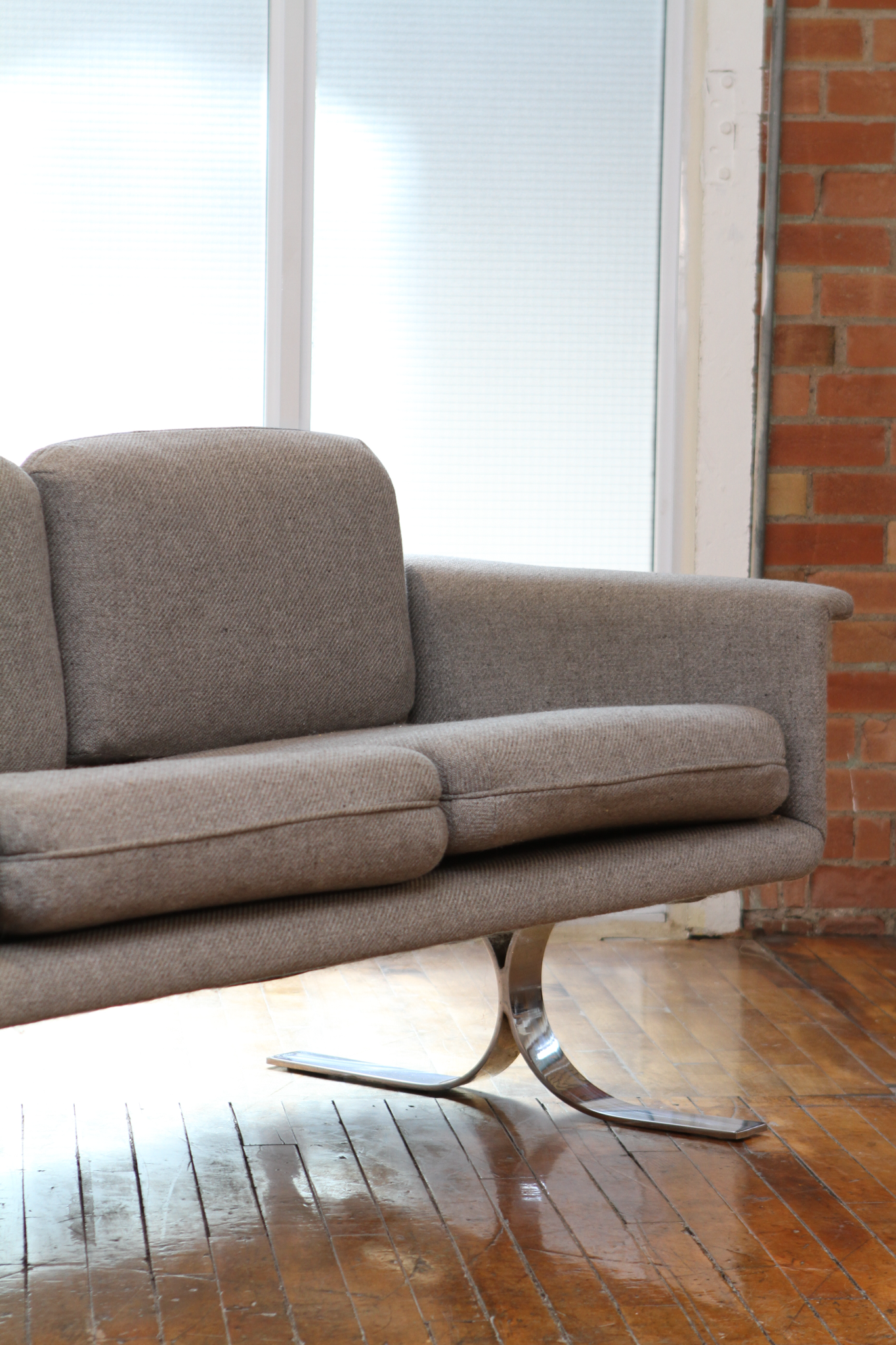 Wool Three Seater Sofa