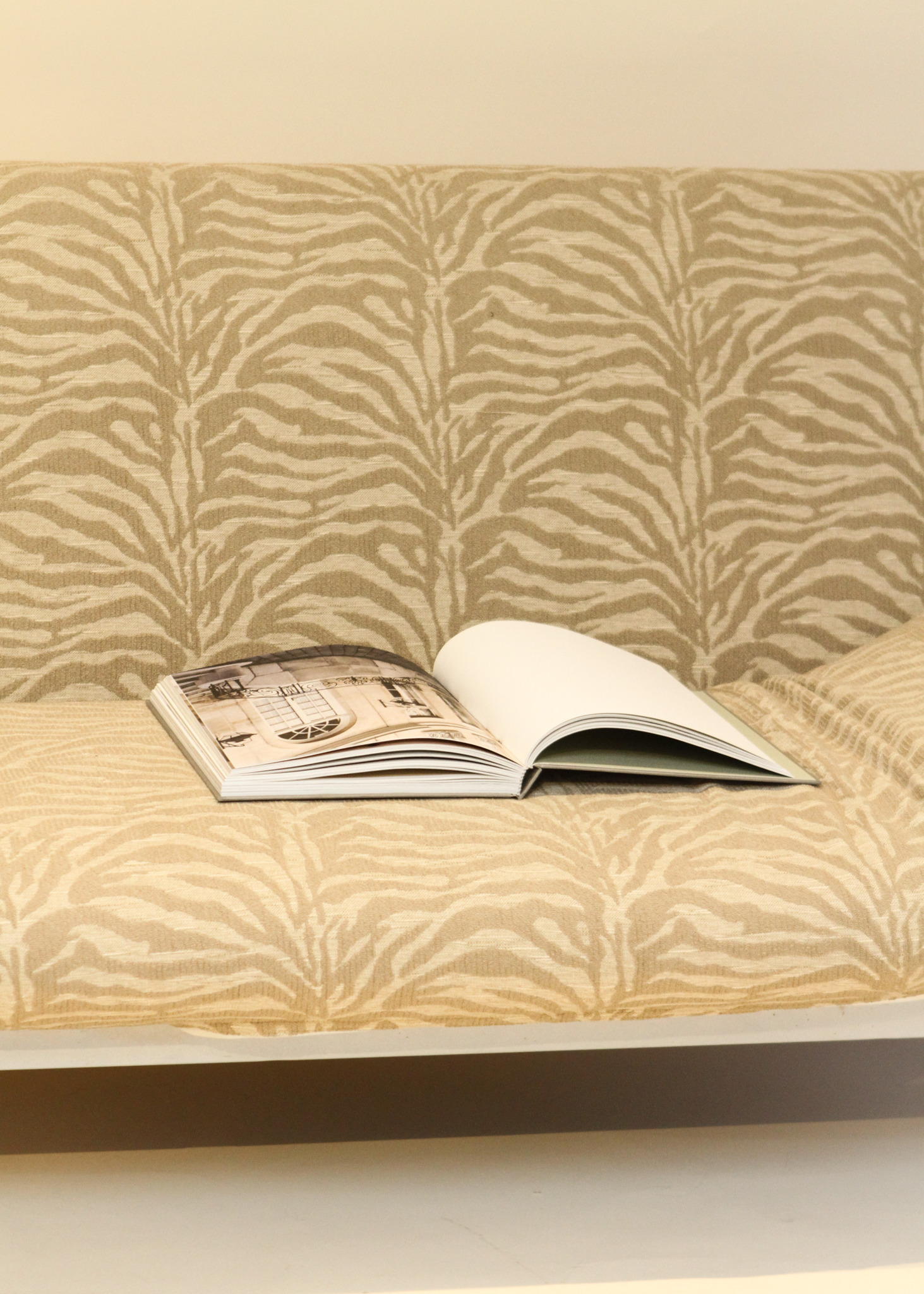 Zebra Chaise Sofa