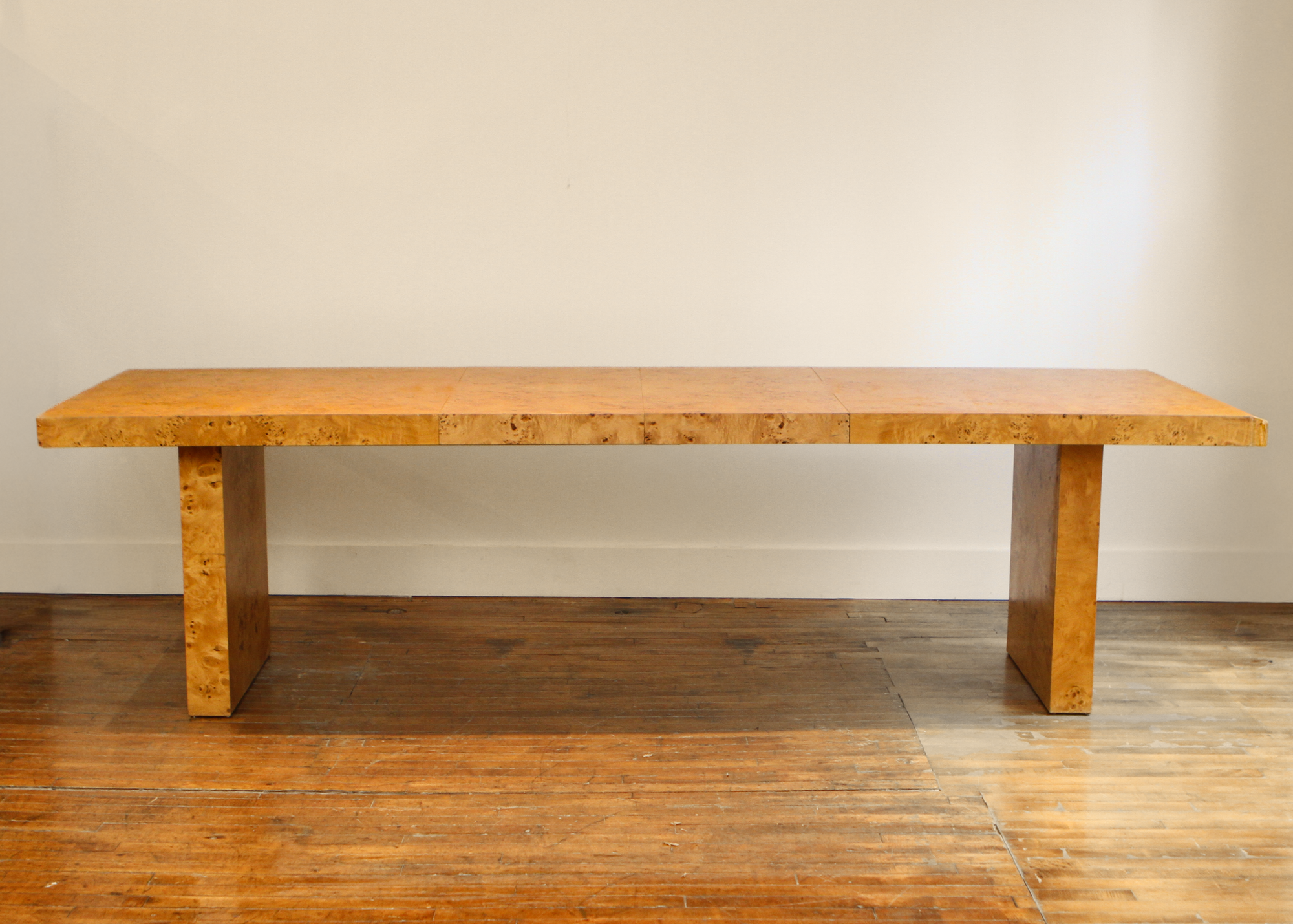 Burlwood Veneer Dining Table