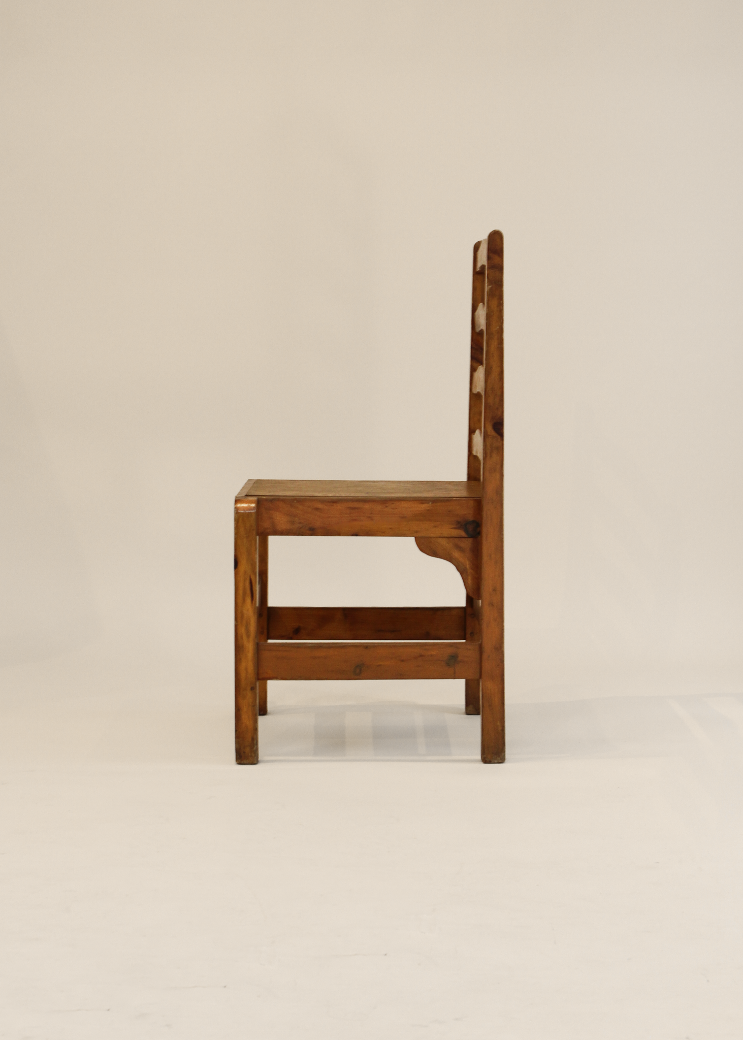 (4) Antique Wooden Chairs