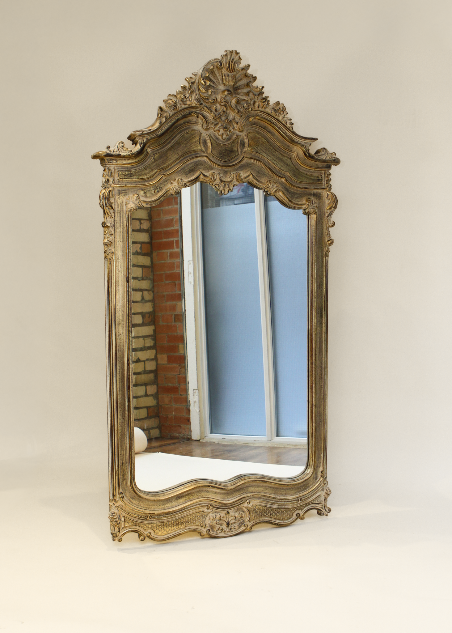 Vintage Ornate Floor Mirror