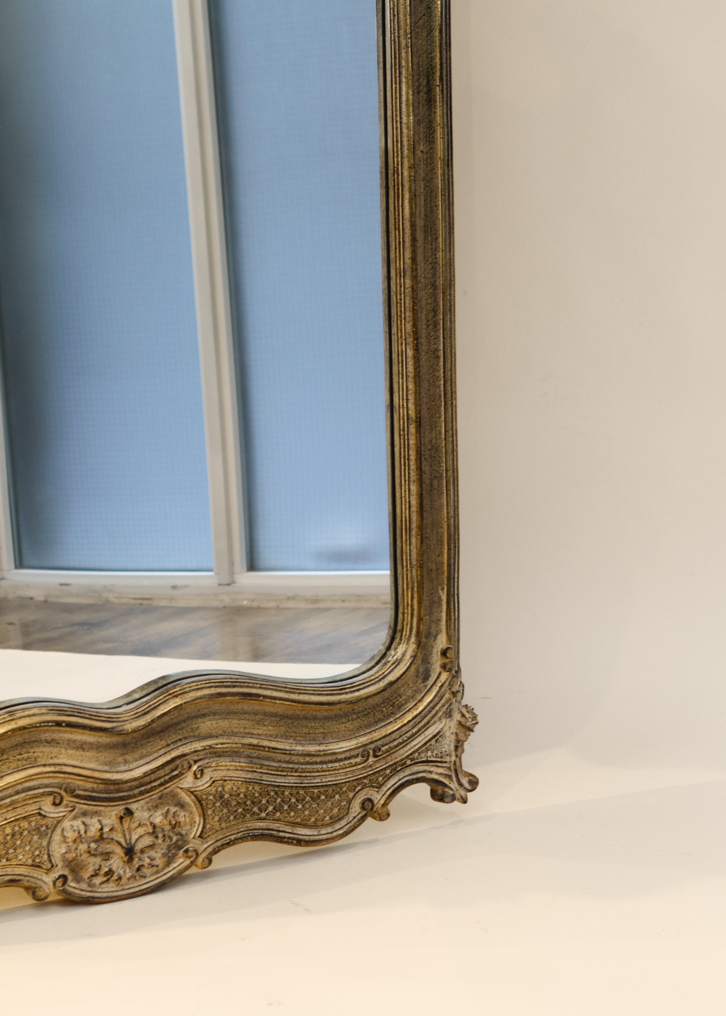 Vintage Ornate Floor Mirror