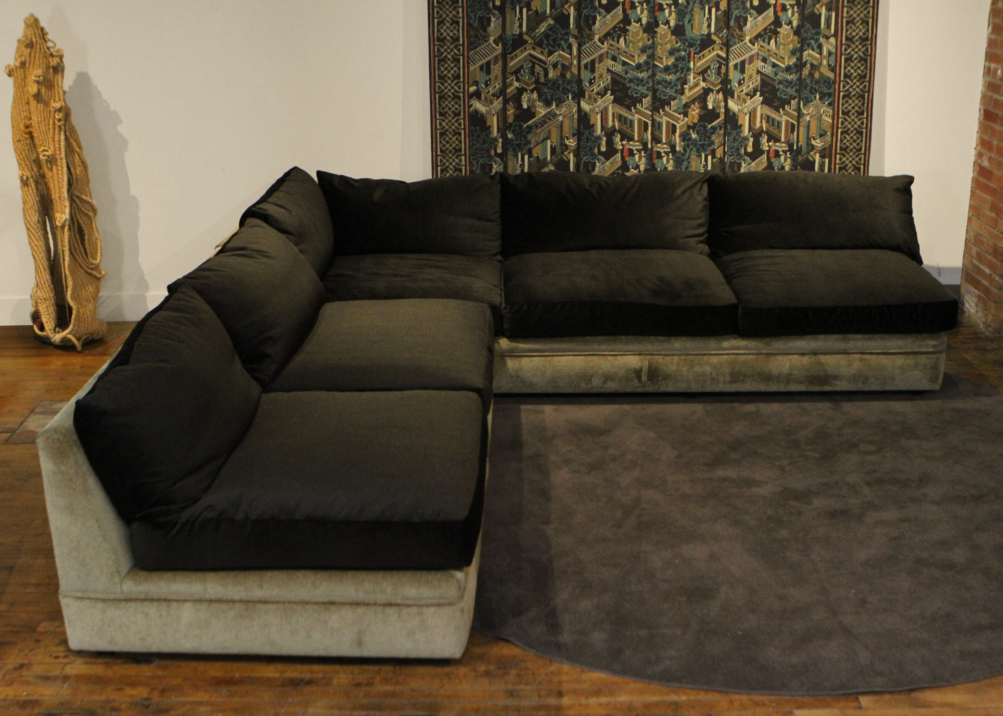 Two Tone Sectional Sofa