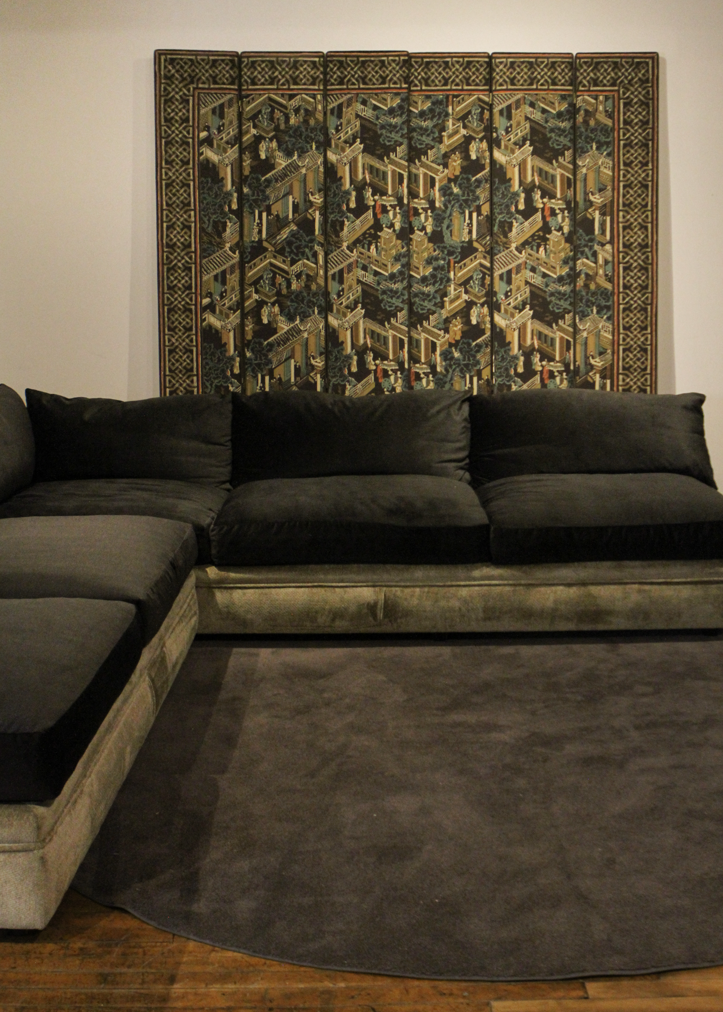 Two Tone Sectional Sofa