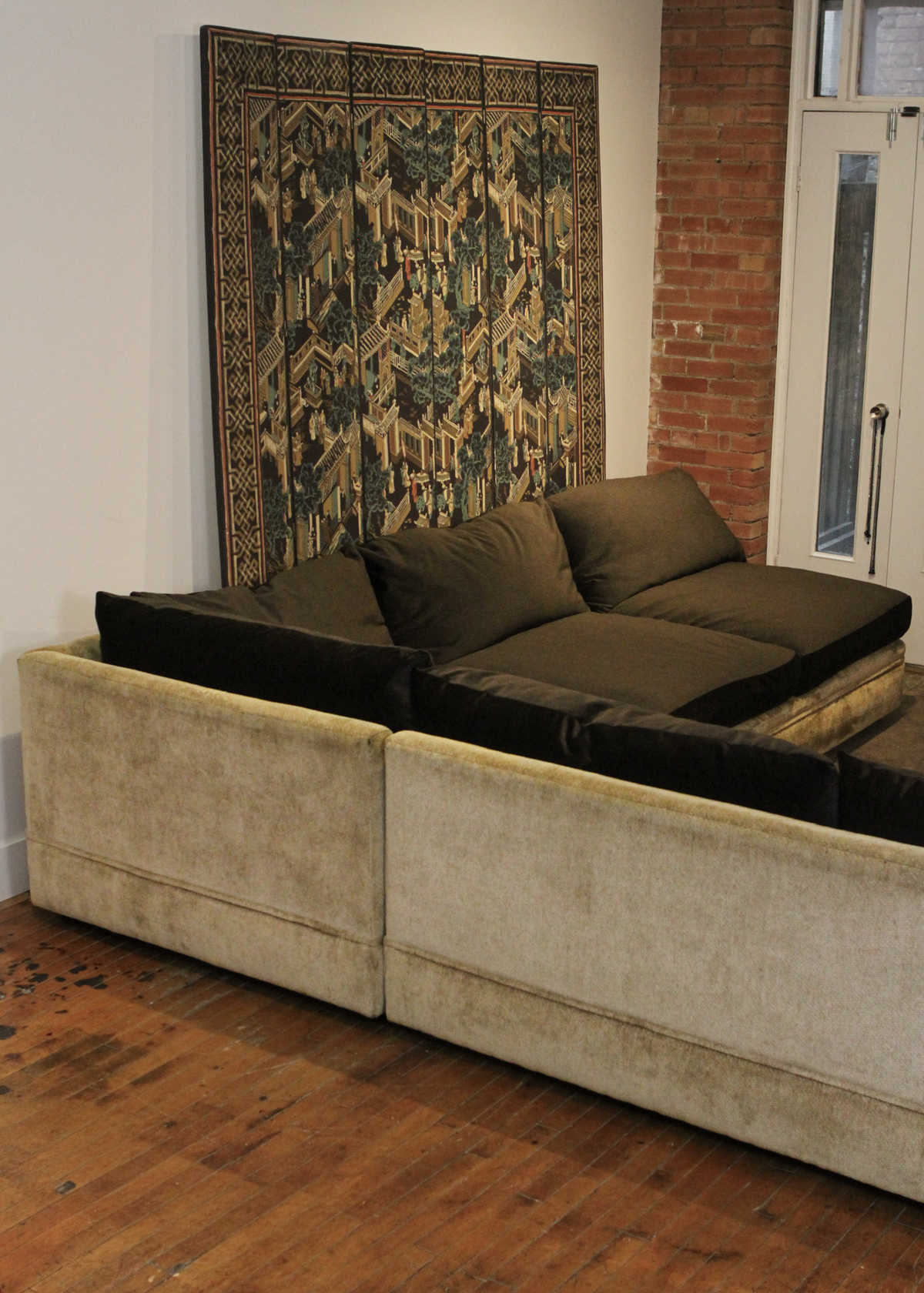 Two Tone Sectional Sofa