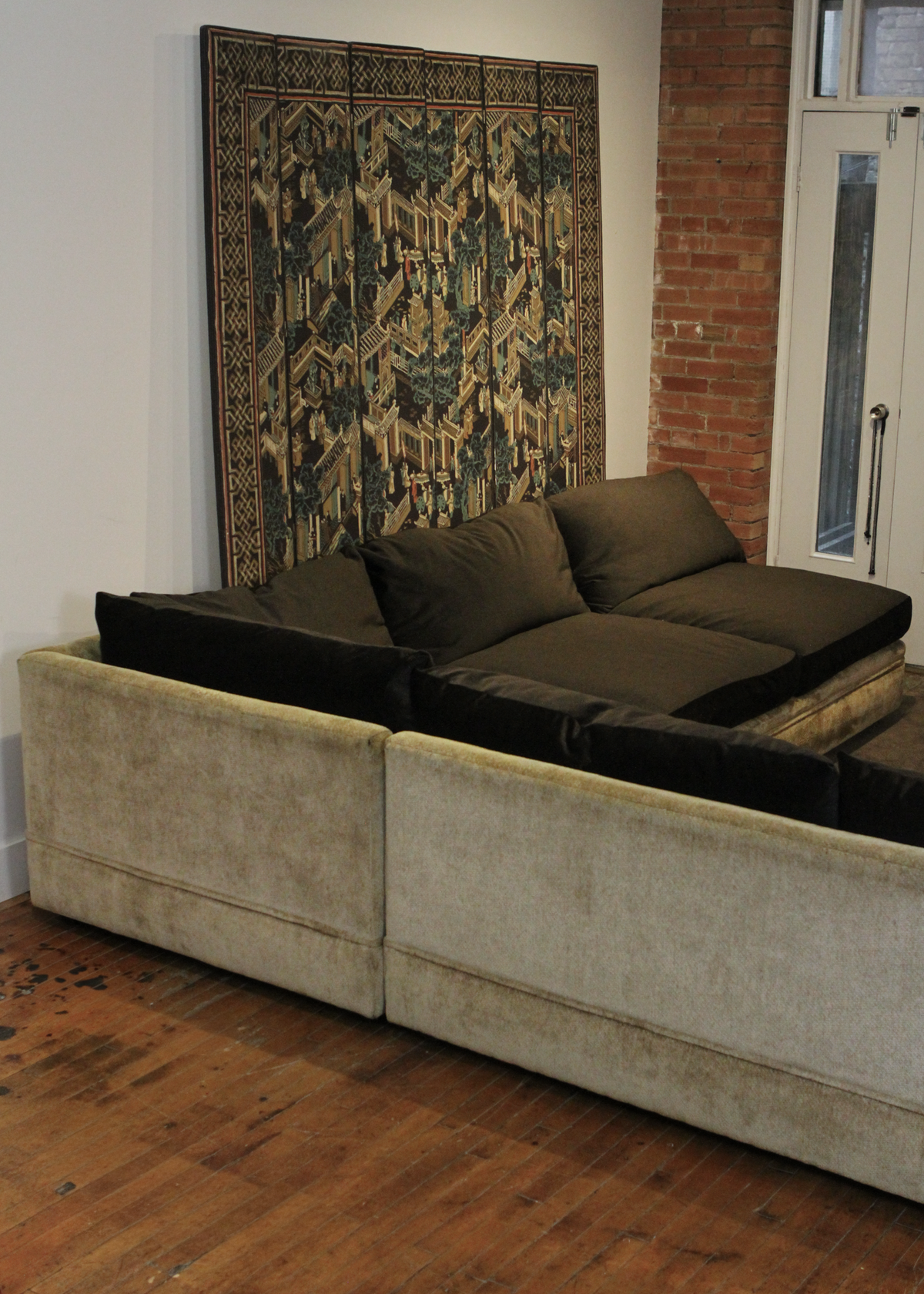 Two Tone Sectional Sofa