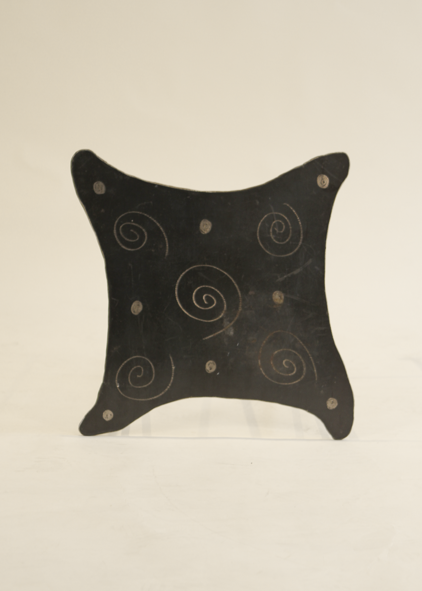 Organic Shaped Steel Side Table