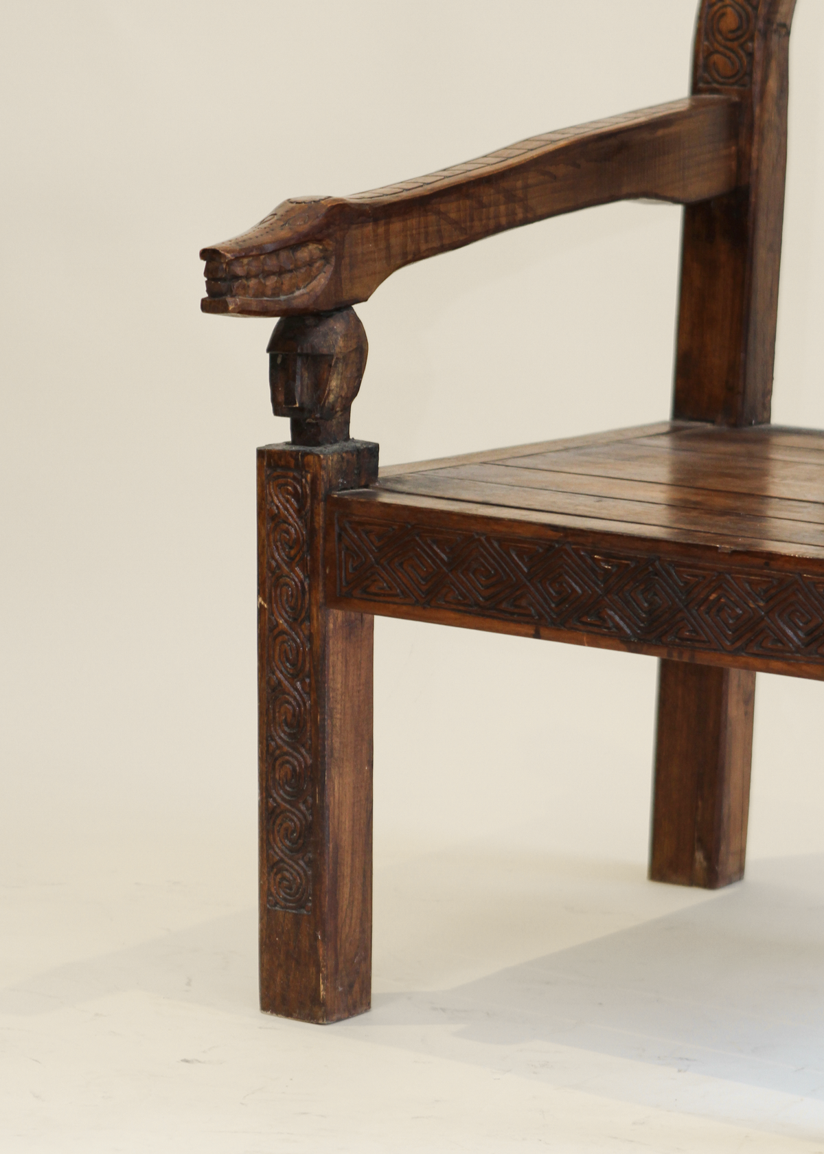Hand Carved Lounge Chair