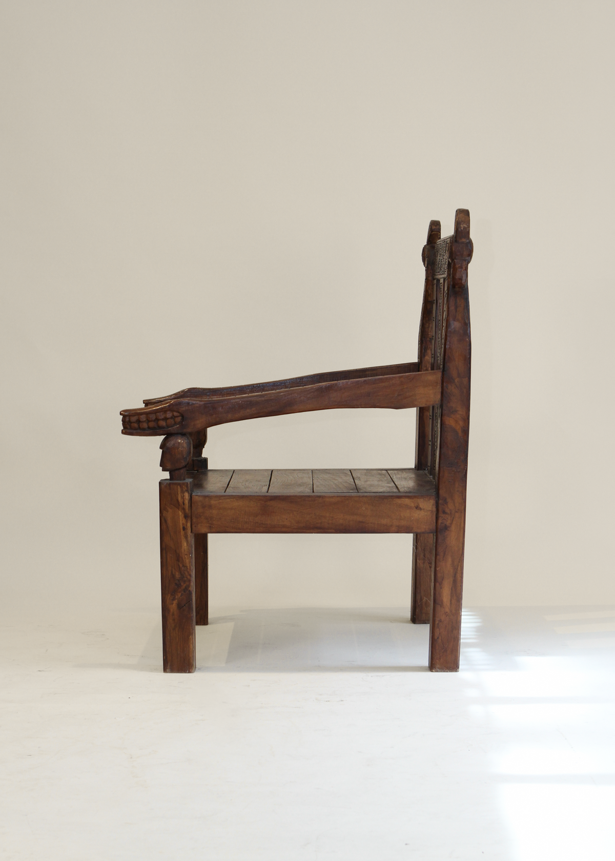 Hand Carved Lounge Chair
