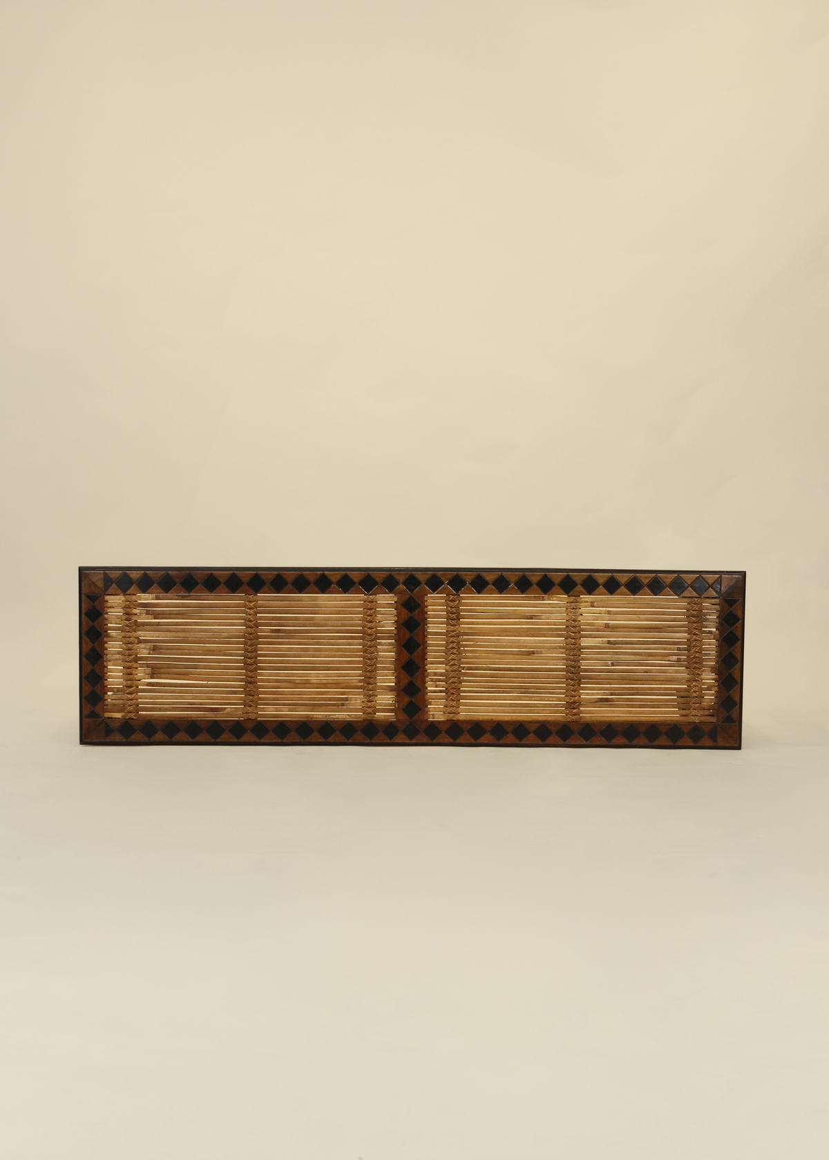 Bamboo and Wood Bench