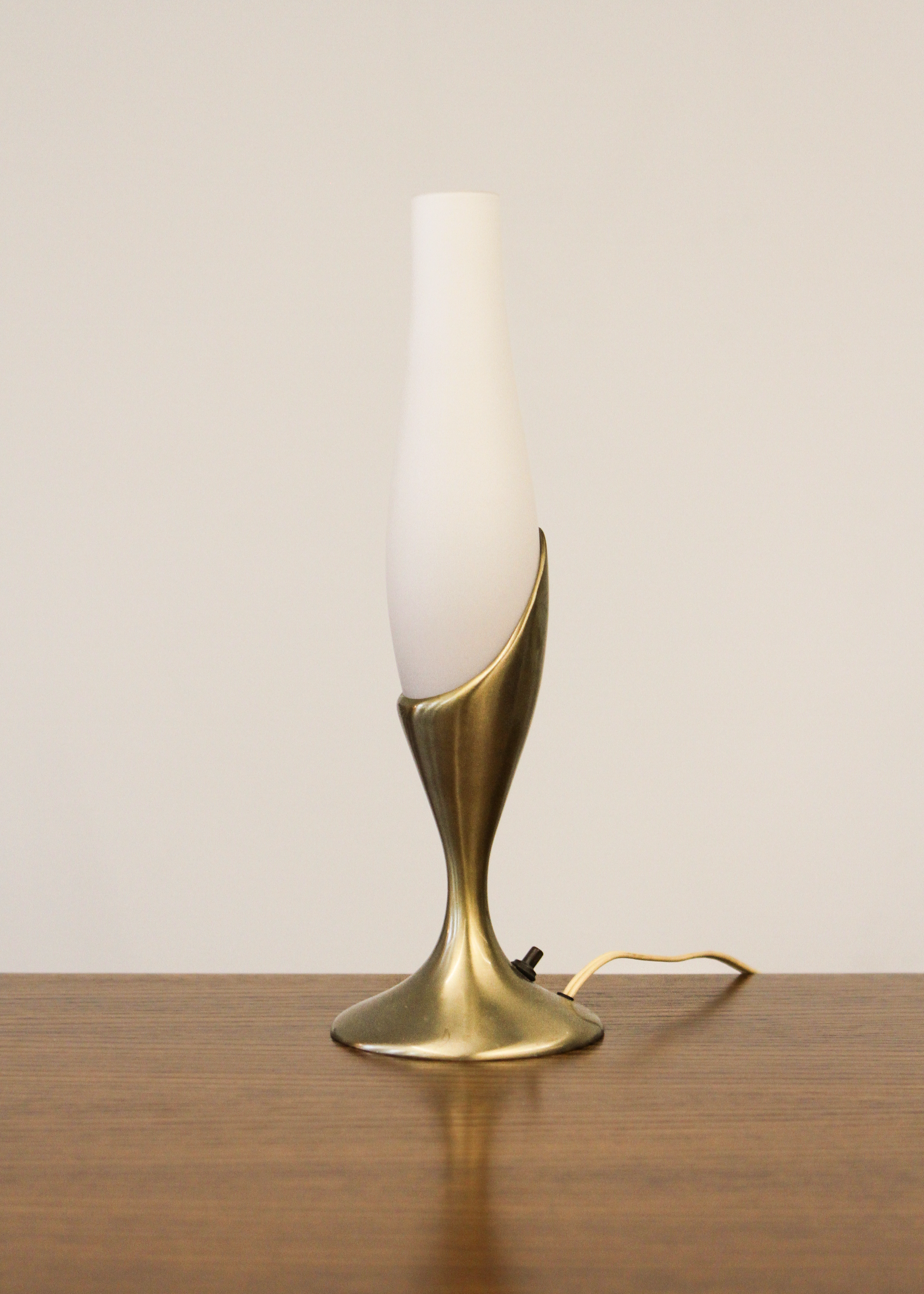 Brass Tulip Lamp