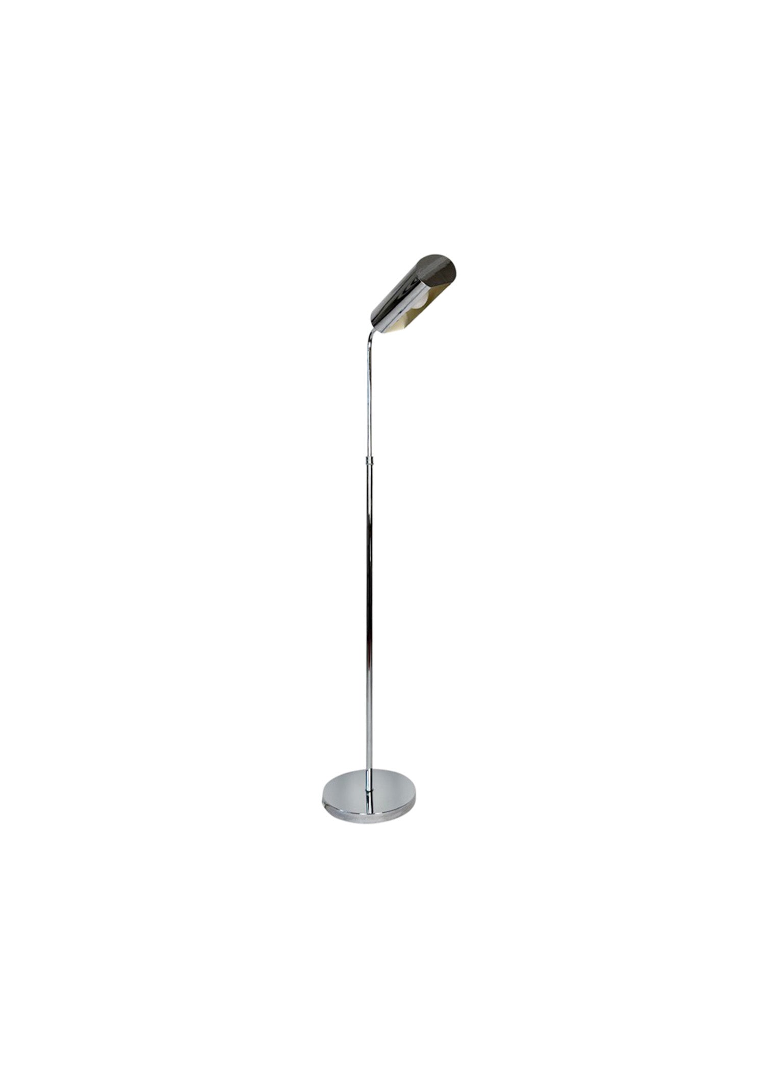 Chrome Adjustable Pharmacy Floor Lamp
