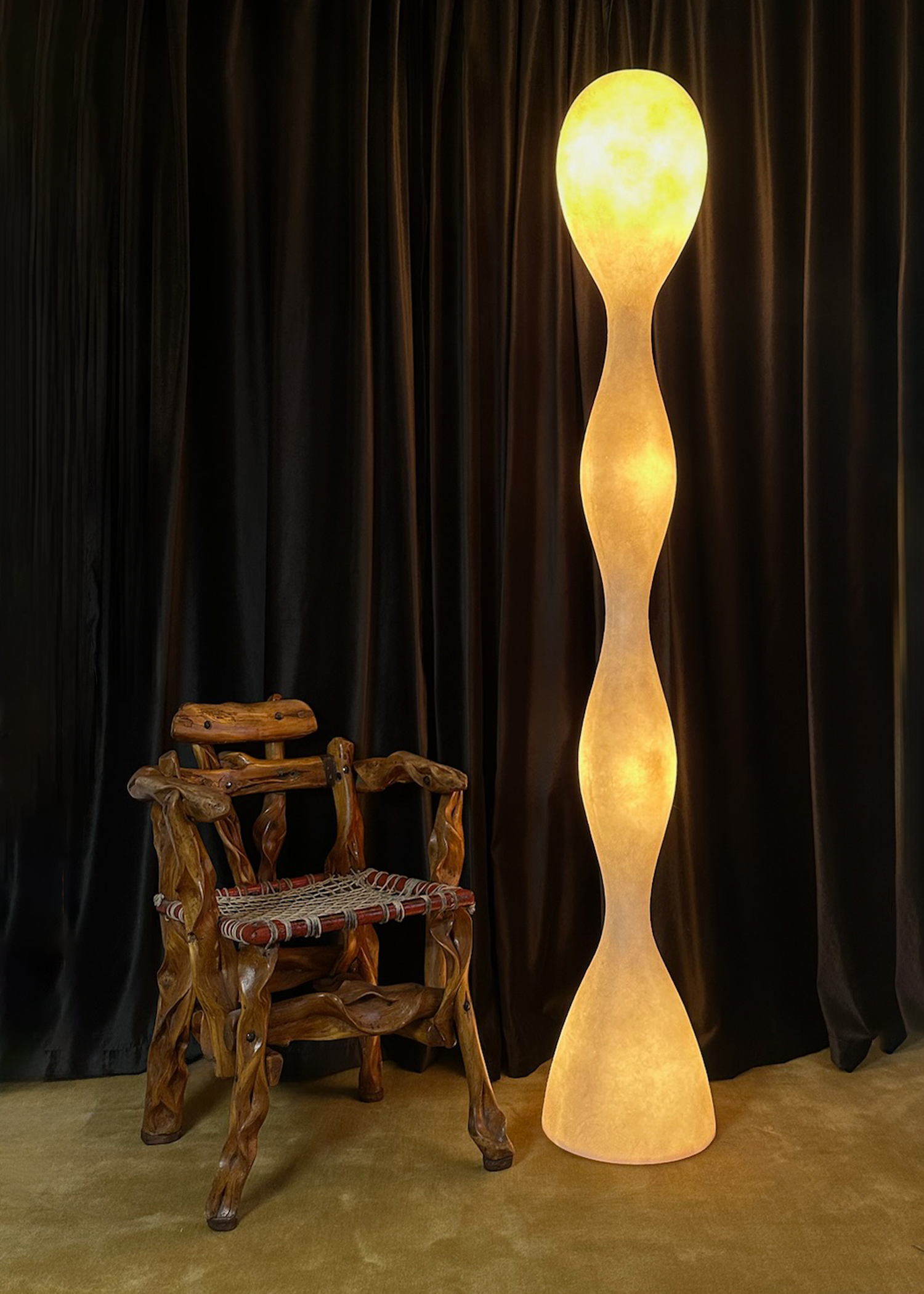 Yoga Floor lamp by Guglielmo Berchicci for Kundalini