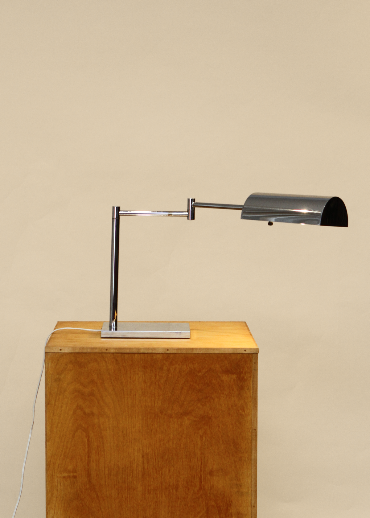 Chrome Table Lamp