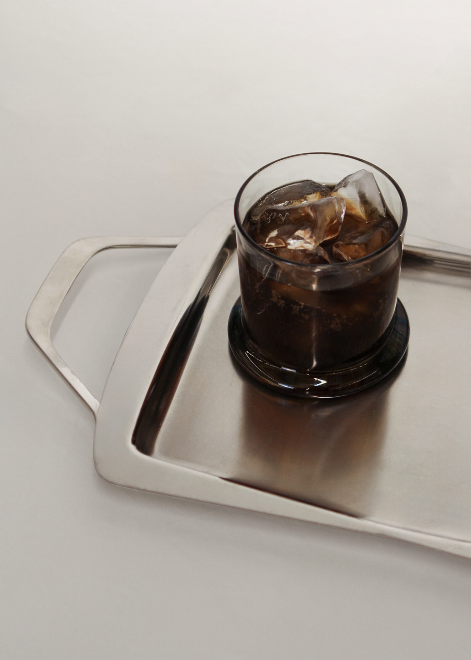 (6) Smoked Glass Drinking Glasses (Small)