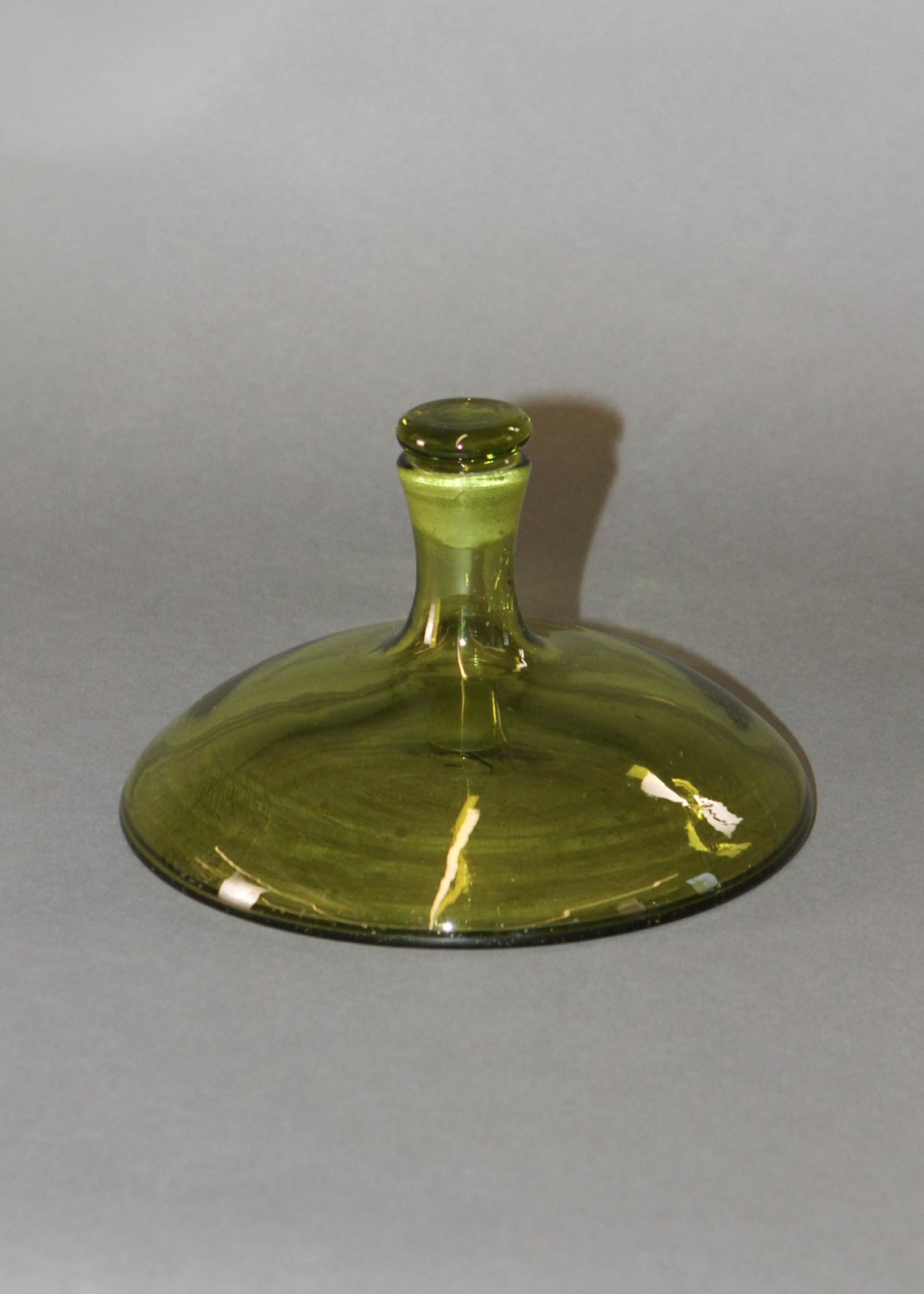 Green Glass Decanter
