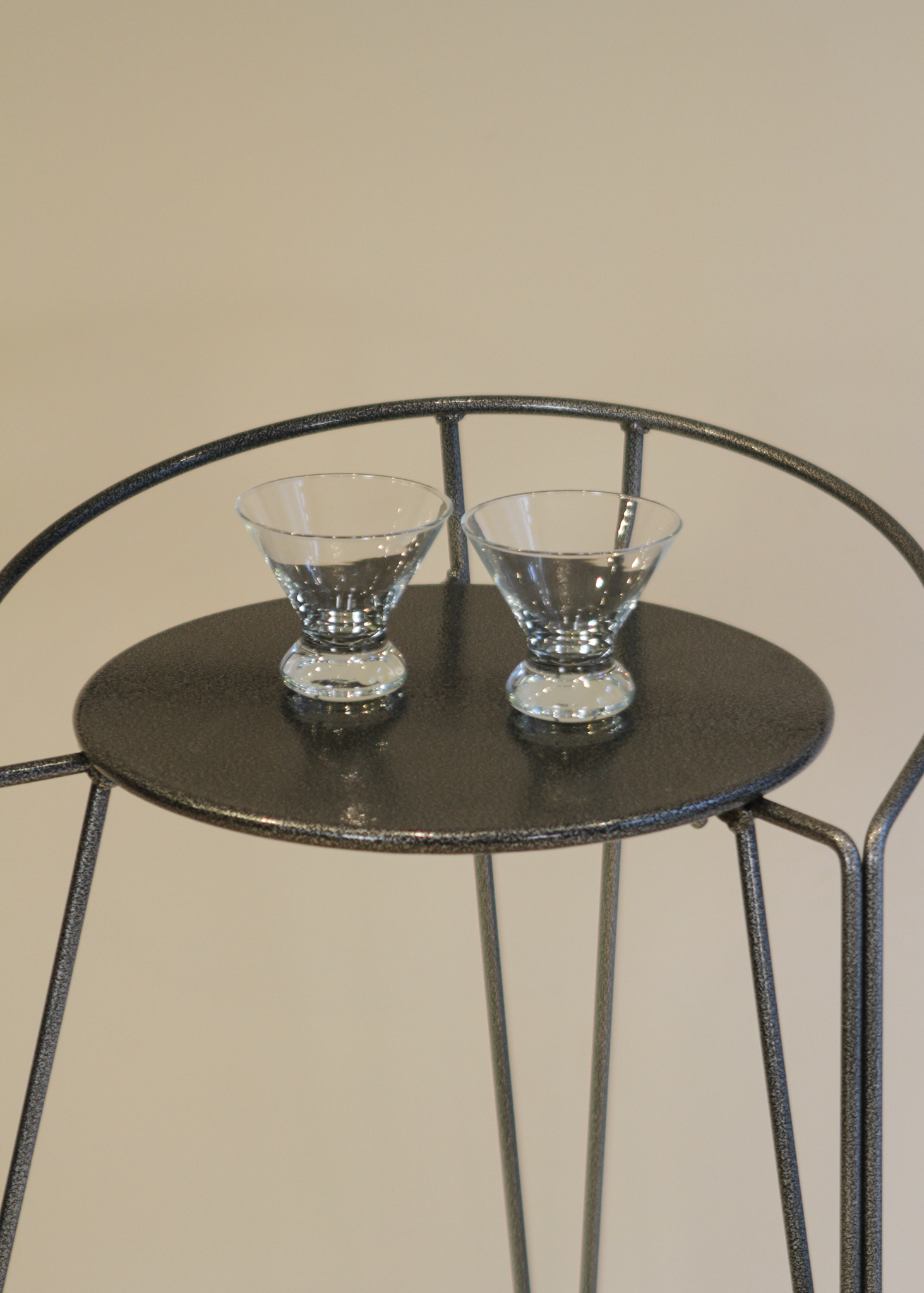 (2) Chunky Martini Glasses